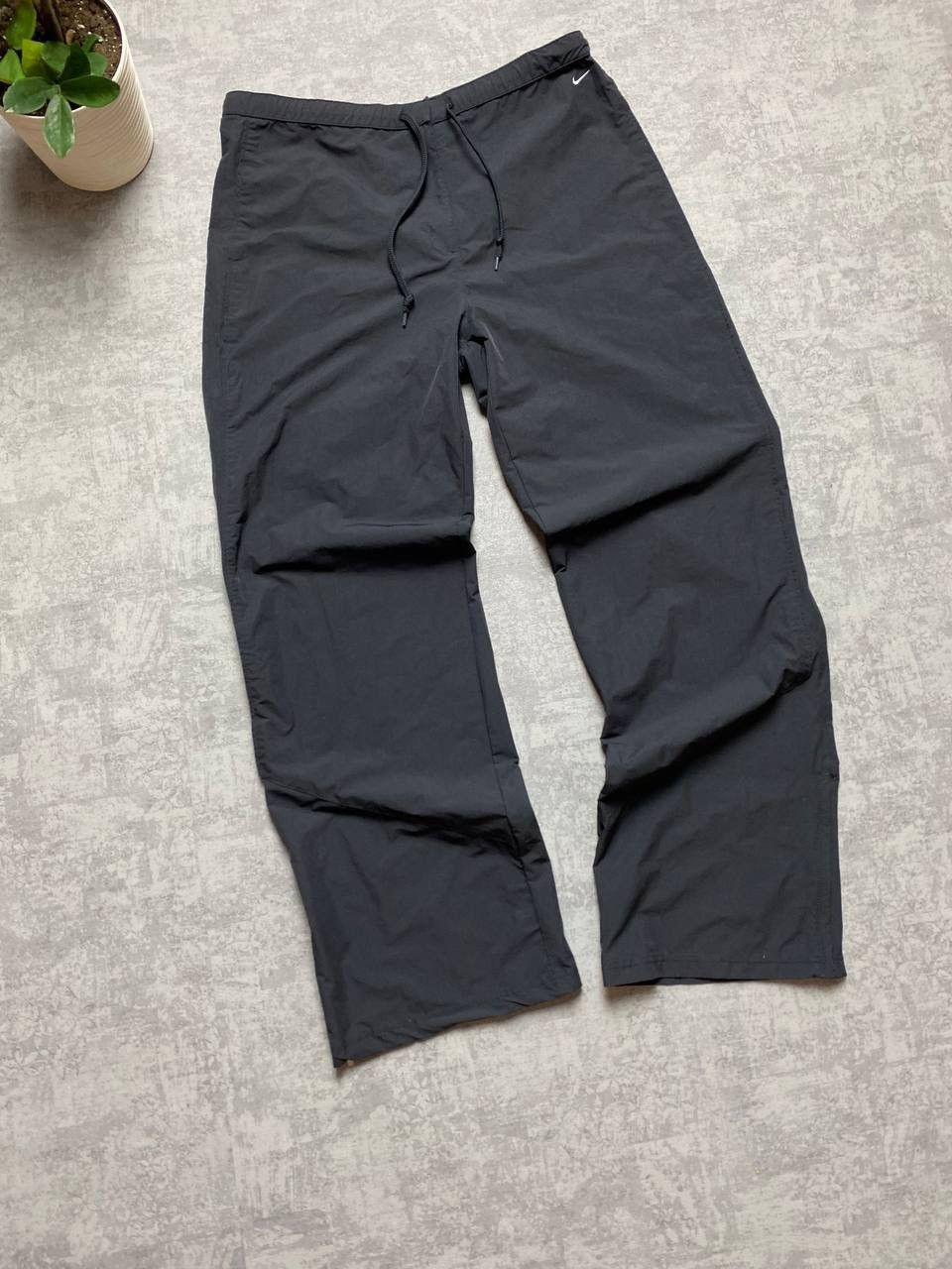 Vintage Vintage y2k Nike Dri Fit Rise Flared Sweat Pants Size 34" / US 12 / IT 48 - 3 Thumbnail