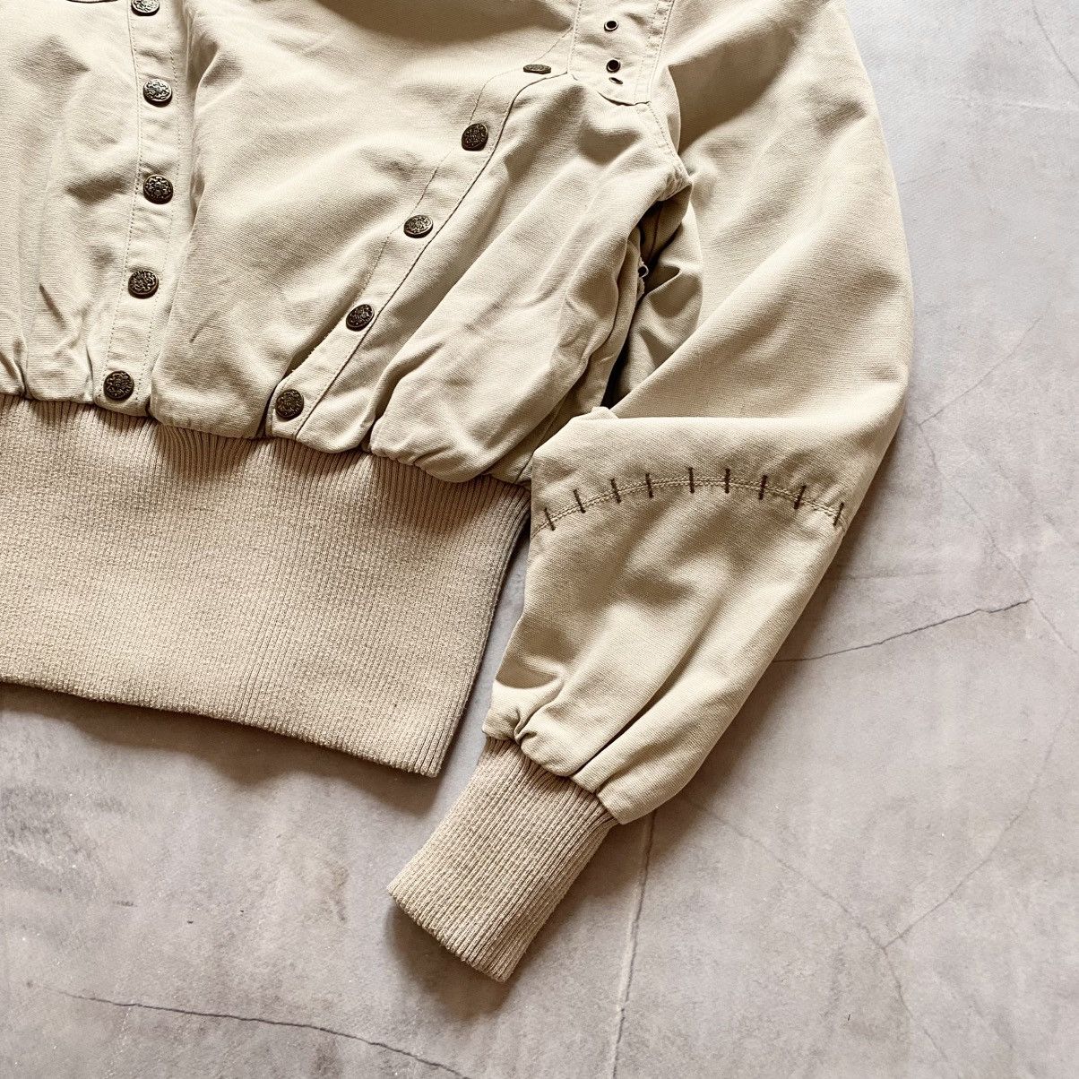 Hysteric Glamour Rare Distressed Cargo Pachwork Bomber Jacket Y2K Size S / US 4 / IT 40 - 9 Thumbnail