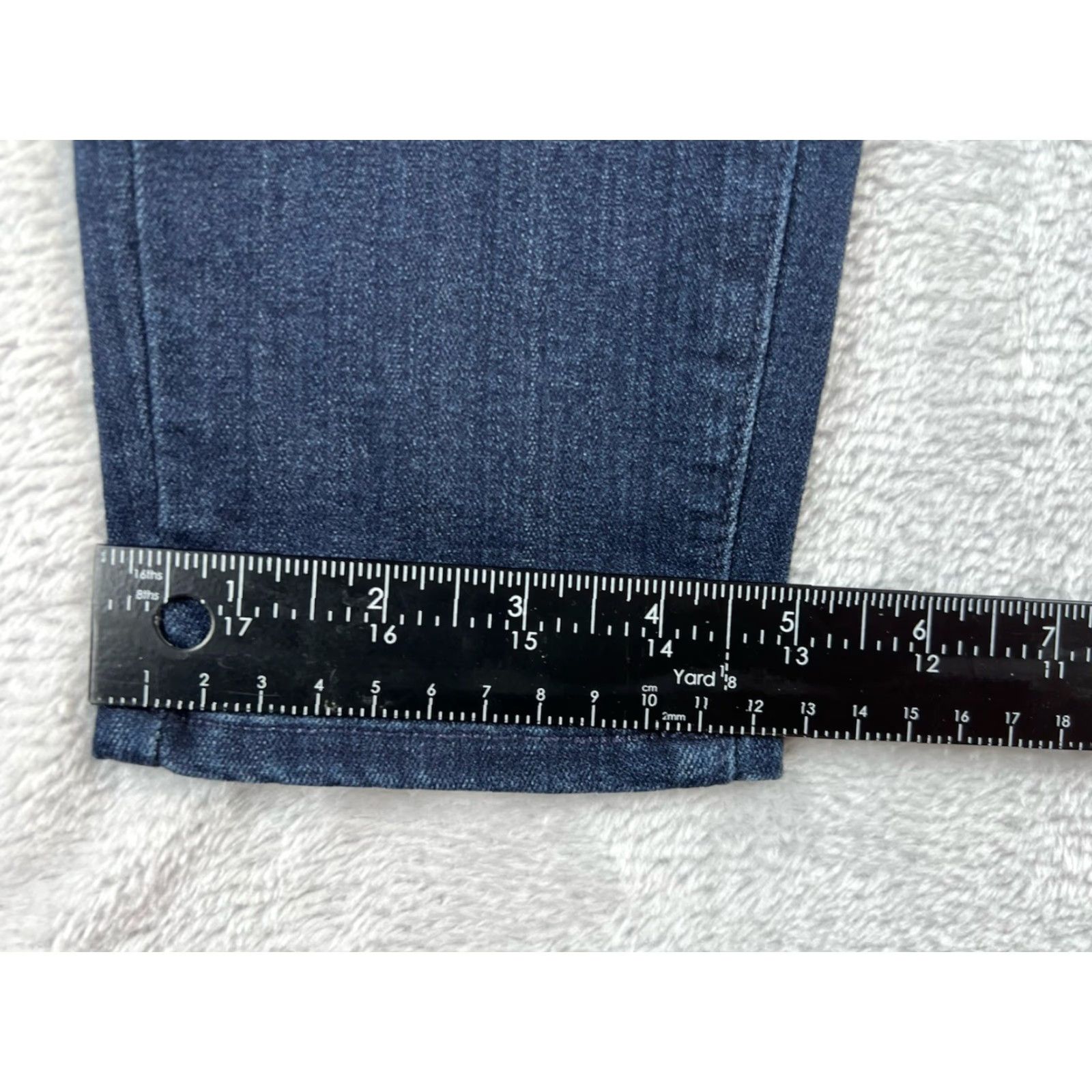 Paige VINTAGE Paige Margot Ankle jeans Womens 24 Blue stretch denim Skinny Dark Wash Denim Size 42" / US 20 - 5 Thumbnail