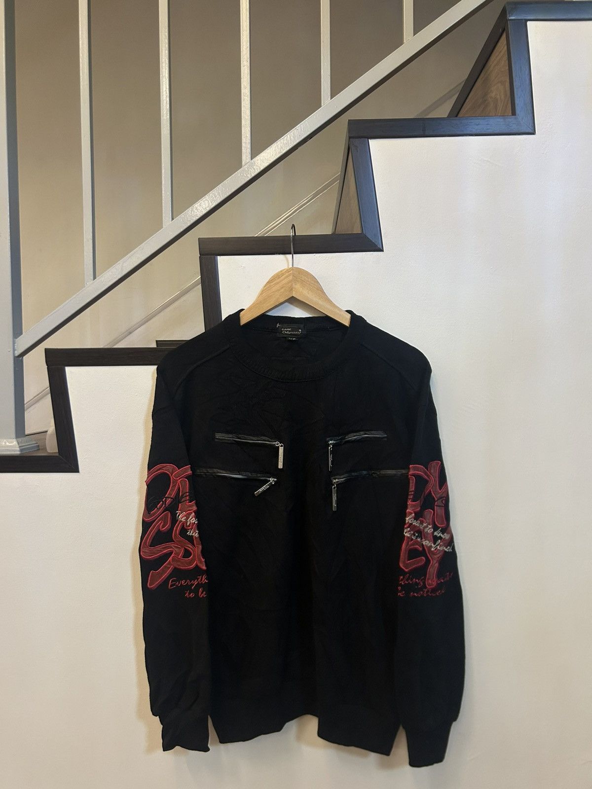 Japanese Brand Vintage Eddie Odyssey E.O.S Individual Textured Multi-Zipper Size US L / EU 52-54 / 3 - 2 Thumbnail