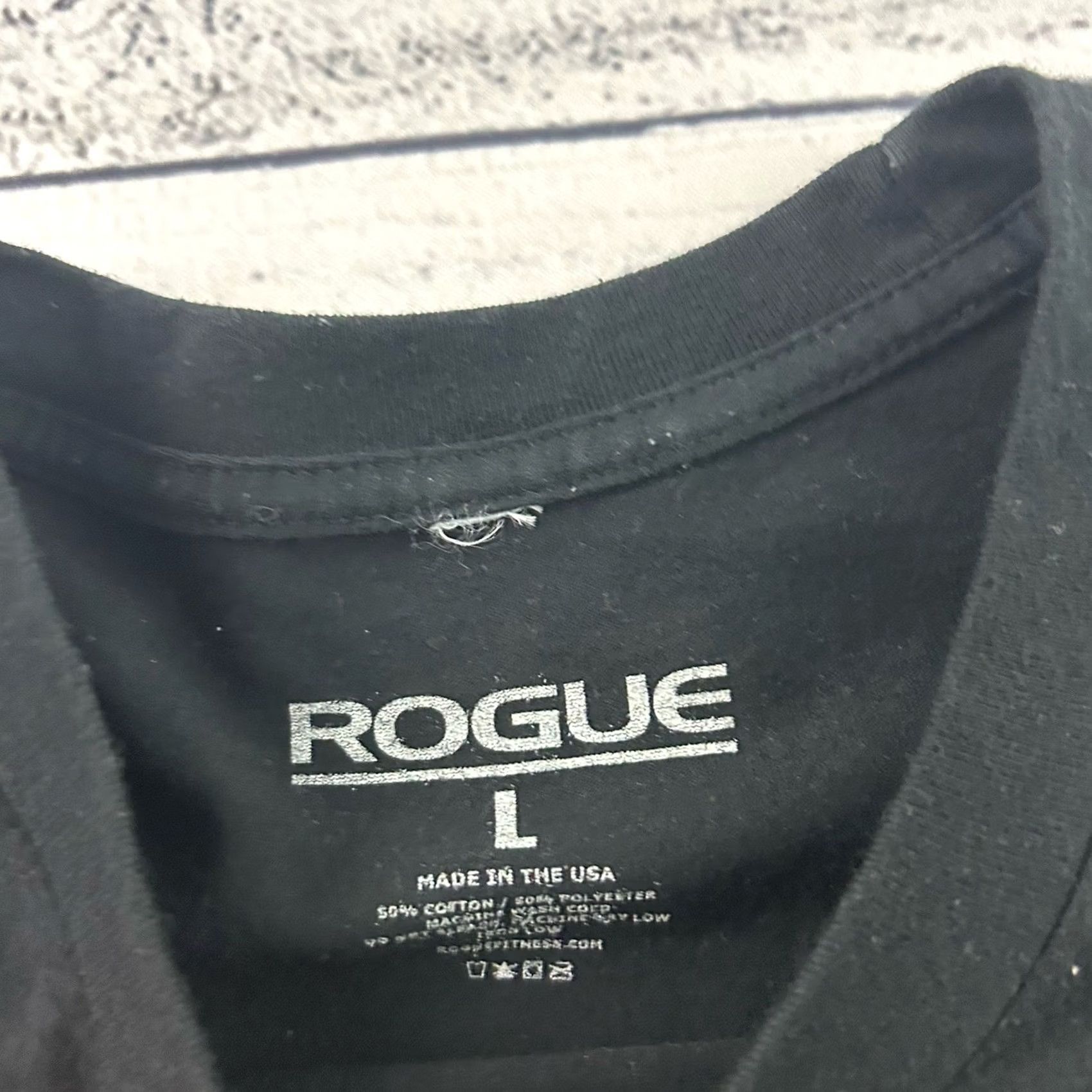 Vintage Rogue Fitness Squat Short Sleeve T Shirt Men's Large Black Squat Sentadilla Kniebeuge Shirt Mens L Black Size US L / EU 52-54 / 3 - 4 Thumbnail