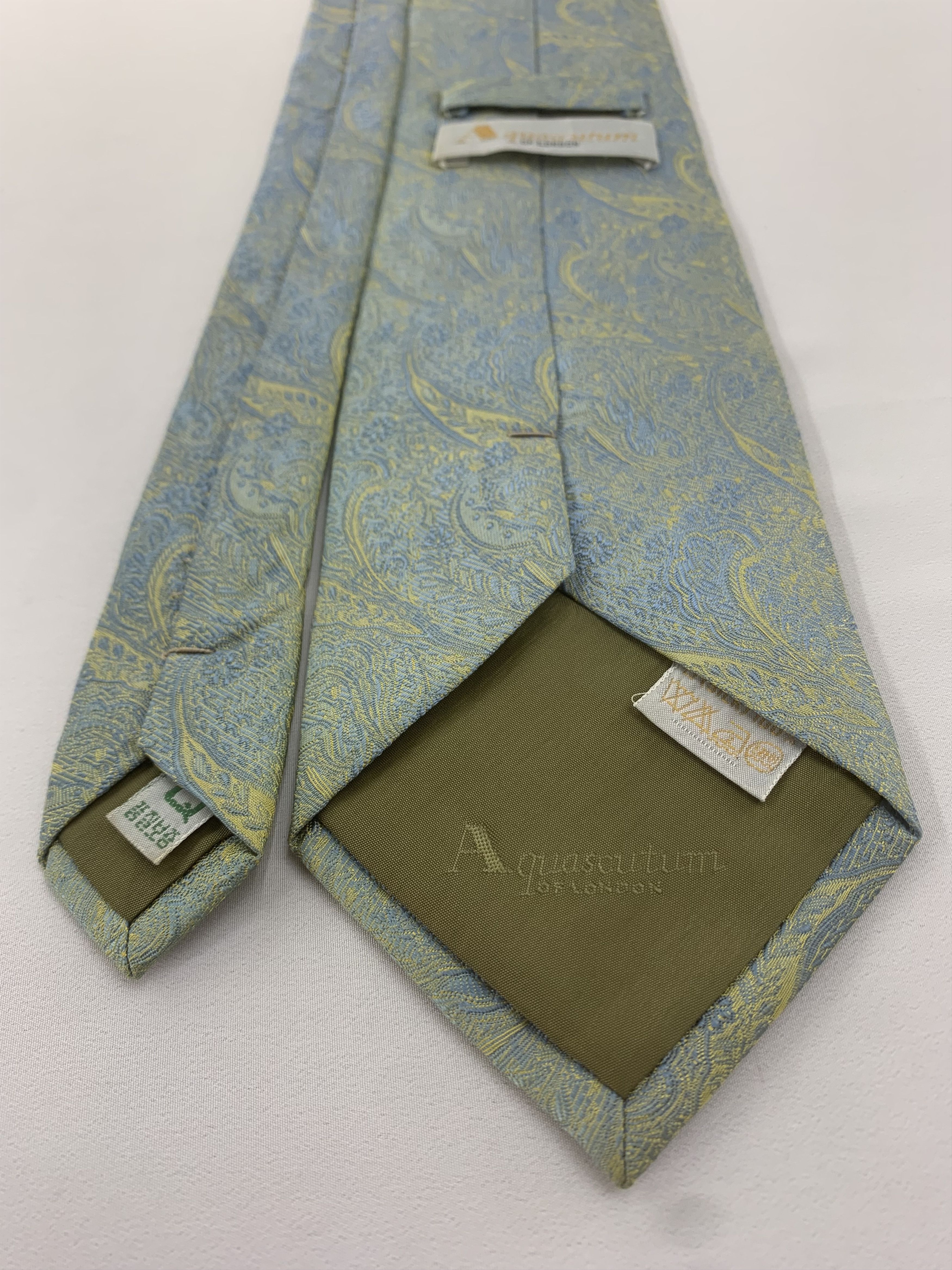 Aquascutum Aquascutum paisley silk tie NT1001 Size ONE SIZE - 5 Thumbnail