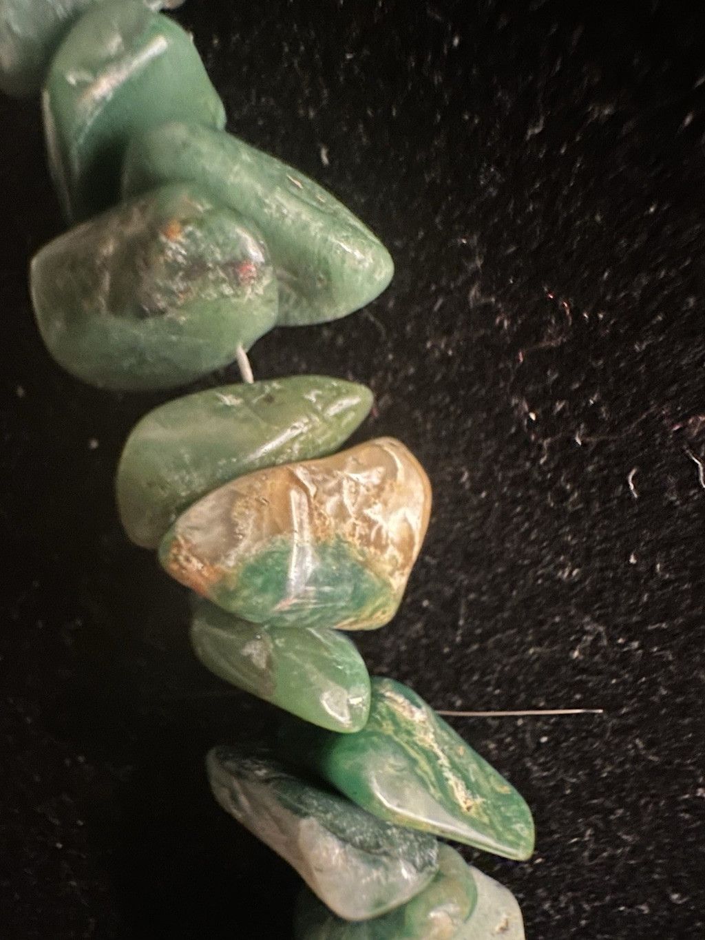 Handmade Vintage Amethyst Purple Green Real Multi Stone Statement Nec Size ONE SIZE - 9 Thumbnail