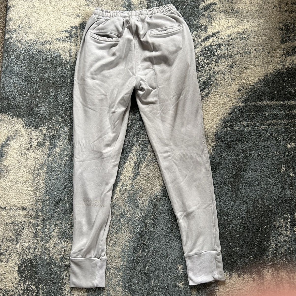 Killion KiLLiON STONE GREY SLiM FRENCH TERRY CUFF SWEATPANTS JOGGERS Size US 28 / EU 44 - 6 Thumbnail