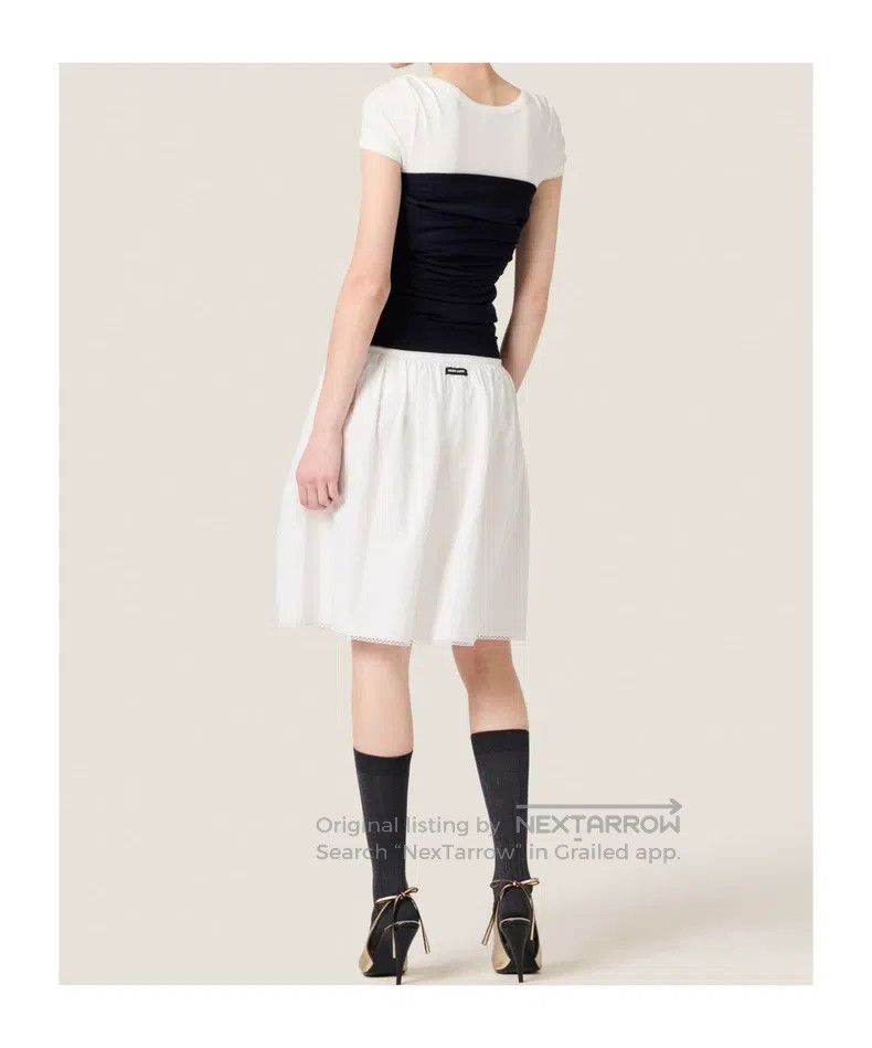 Miu Miu Miu Miu 40 Dark blue one-shoulder wool coat Size M / US 6-8 / IT 42-44 - 4 Thumbnail