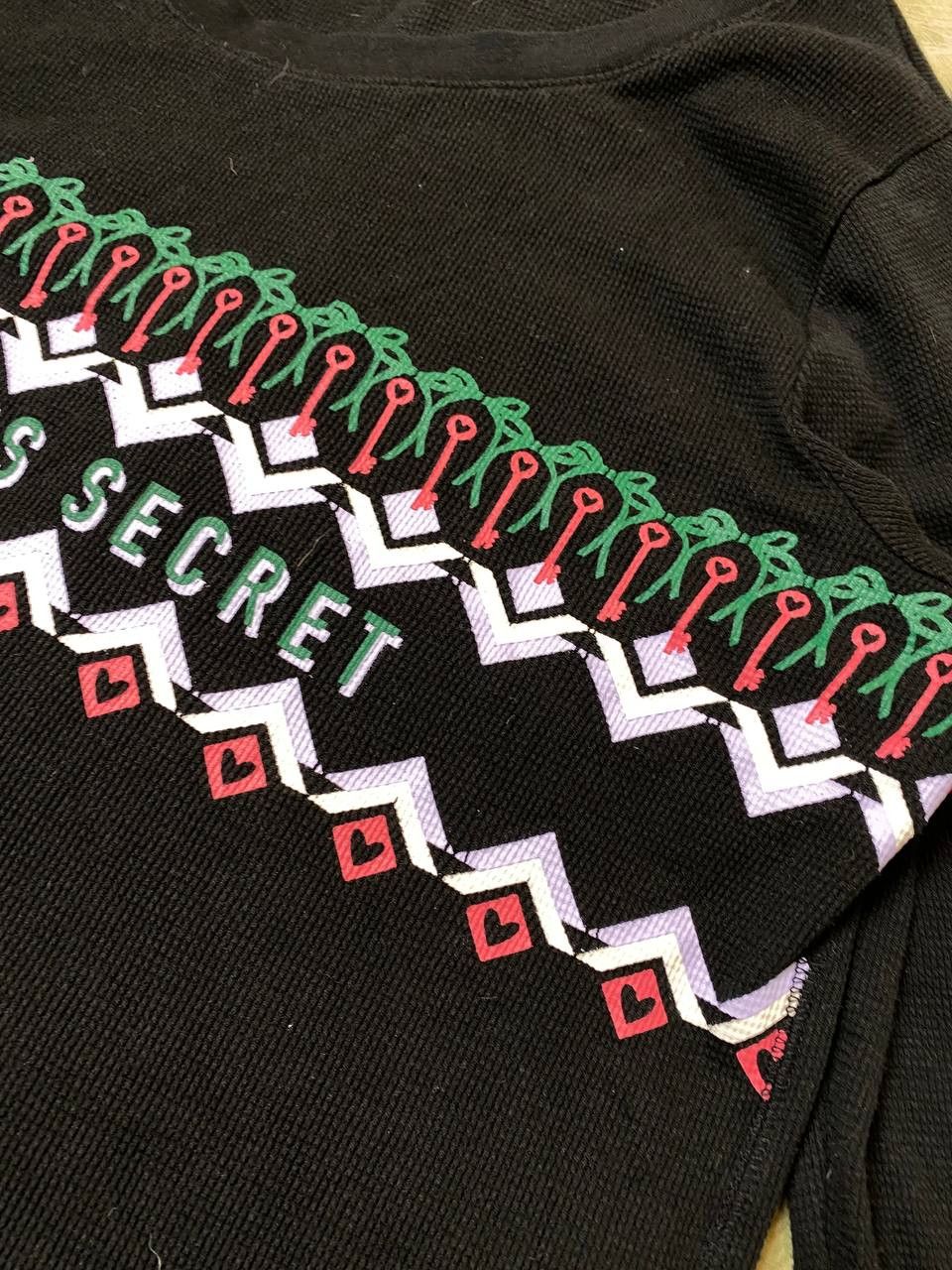 Victoria's Secret Vintage tribal sweater style cropped boxy archive y2k Size M / US 6-8 / IT 42-44 - 7 Thumbnail