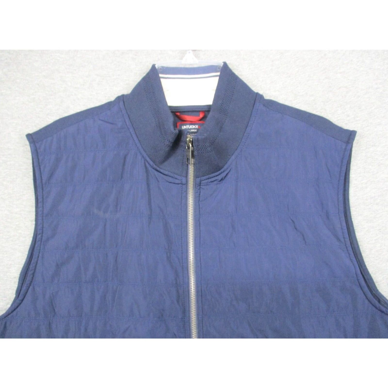 UNTUCKit UNTUCKit Blue Rebulo Vest XXL Full Zip Sleeveless Quilted Men’s Vest Blue Regular Size 2XL Casual Outdoors Mens Size US XXL / EU 58 / 5 - 2 Thumbnail