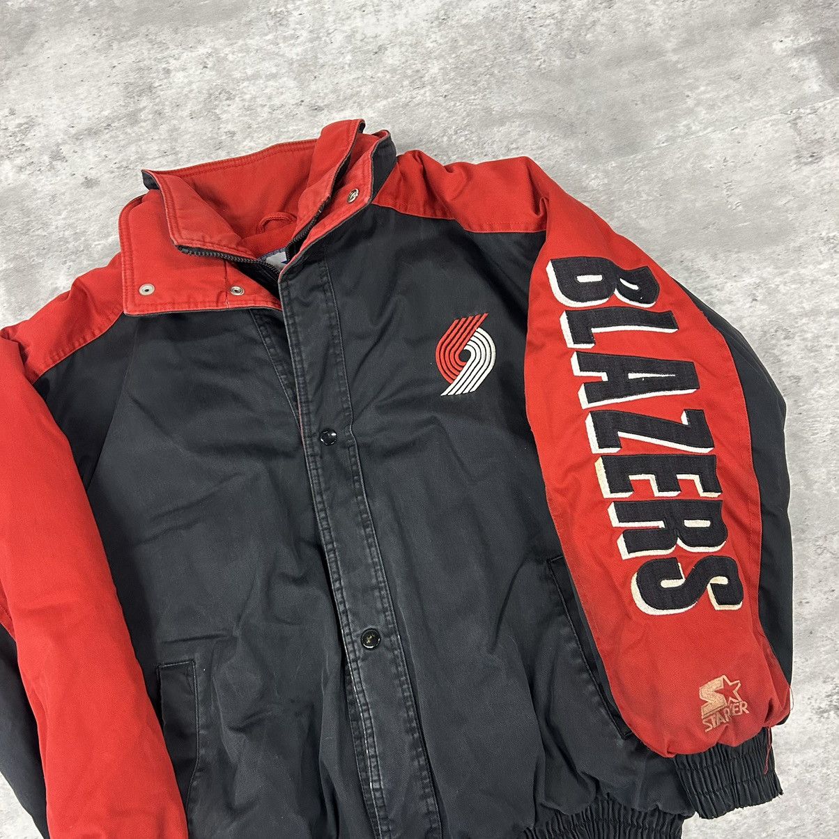 NBA rare Portland trailblazers starter jacket sz large Size US L / EU 52-54 / 3 - 2 Thumbnail