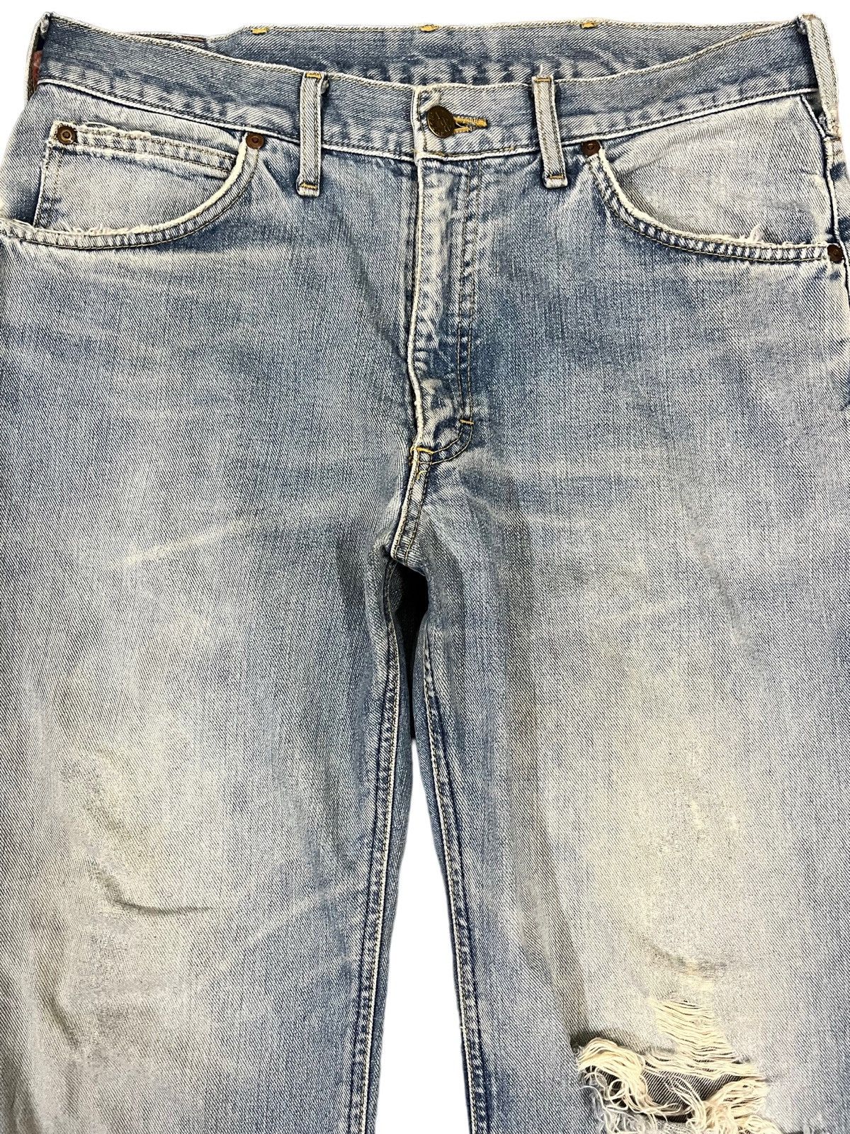 Lee Vintage Lee Riders Sanforized Distressed Denim Size US 33 - 2 Thumbnail