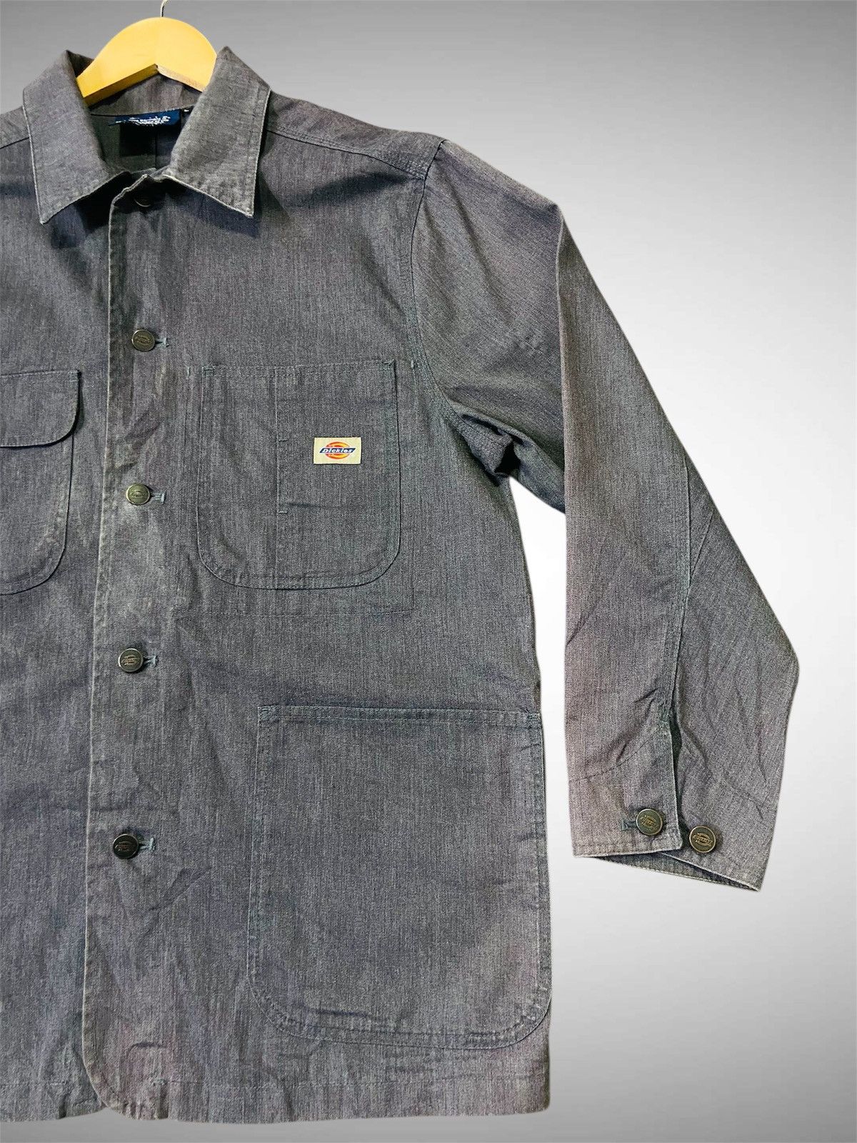 Dickies Vintage Dickies Worker Jacket (Dark Grey) Size US L / EU 52-54 / 3 - 4 Thumbnail
