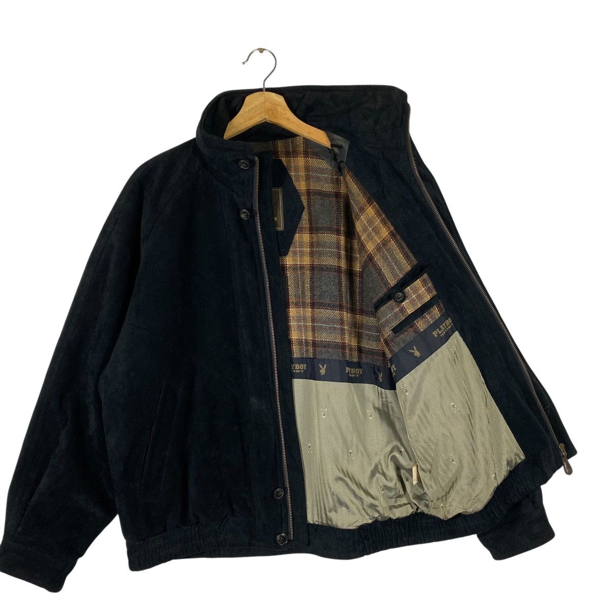 Playboy Vintage Playboy Sport Bomber Zipper/Button Jacket M Size Size US M / EU 48-50 / 2 - 5 Thumbnail