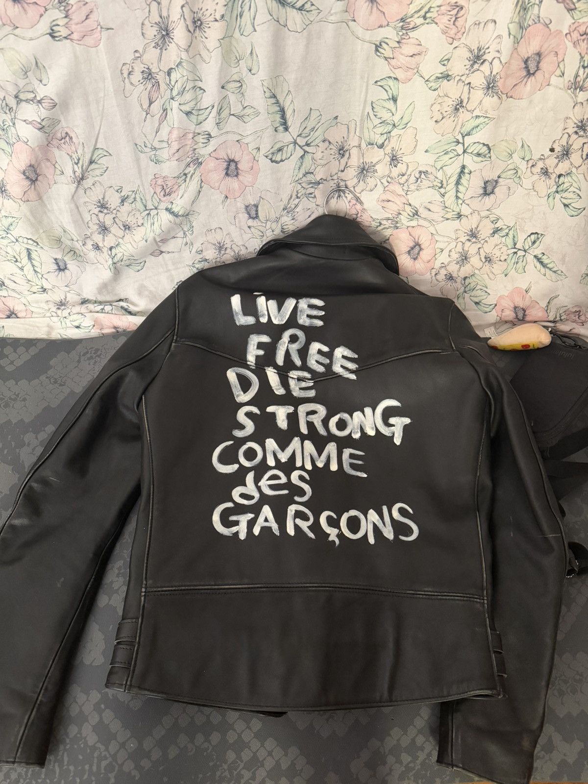 Comme des Garcons Lewis Leathers Live Free Die Strong Comme Des Garçons Size US M / EU 48-50 / 2 - 2 Thumbnail