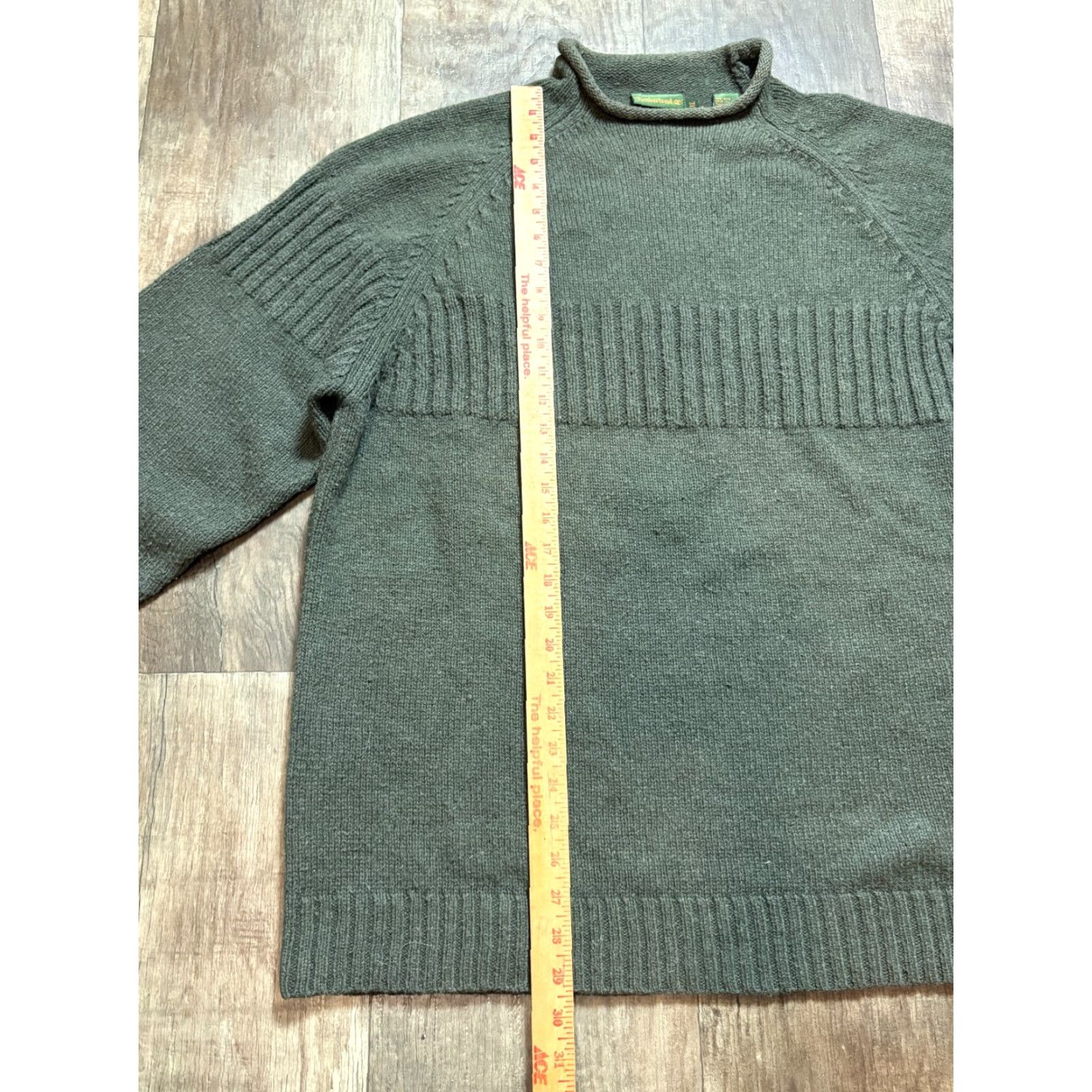 Timberland VINTAGE Timberland Pullover Sweater Mens XL Green Mohair Nylon Wool Knit Dad Grandpa VTG Size US XL / EU 56 / 4 - 4 Thumbnail