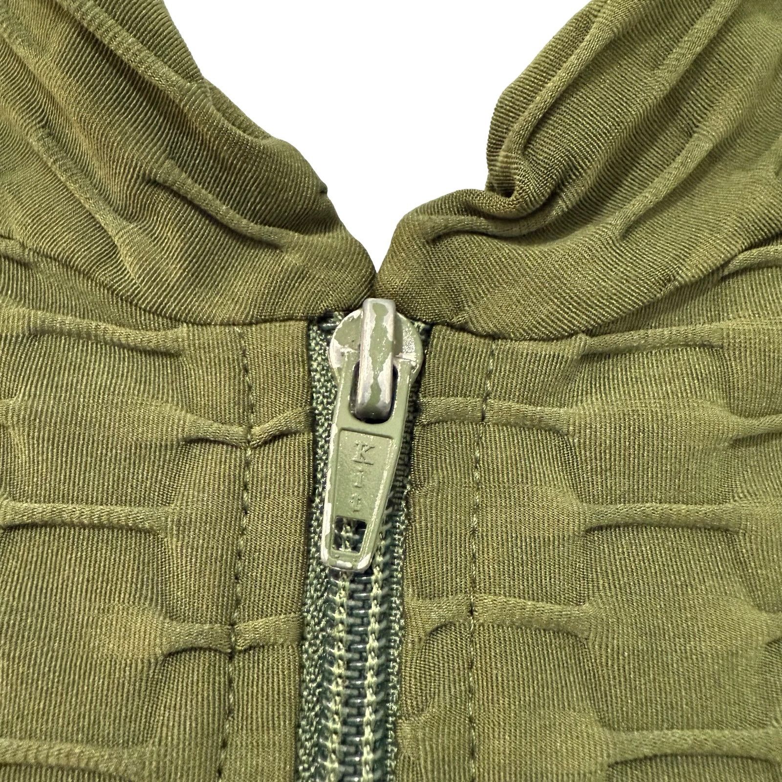 Other Booty by Brabants Olive Green Croco Cropped Zip Jacket S / M Size S / US 4 / IT 40 - 12 Thumbnail