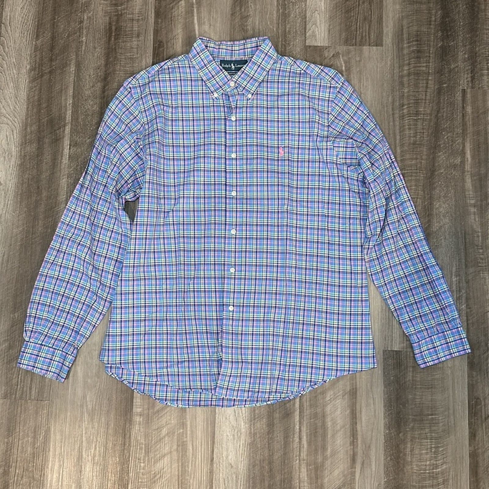 Ralph Lauren Ralph Lauren Custom Fit Long Sleeve Button Down - XL Size US XL / EU 56 / 4 - 2 Thumbnail