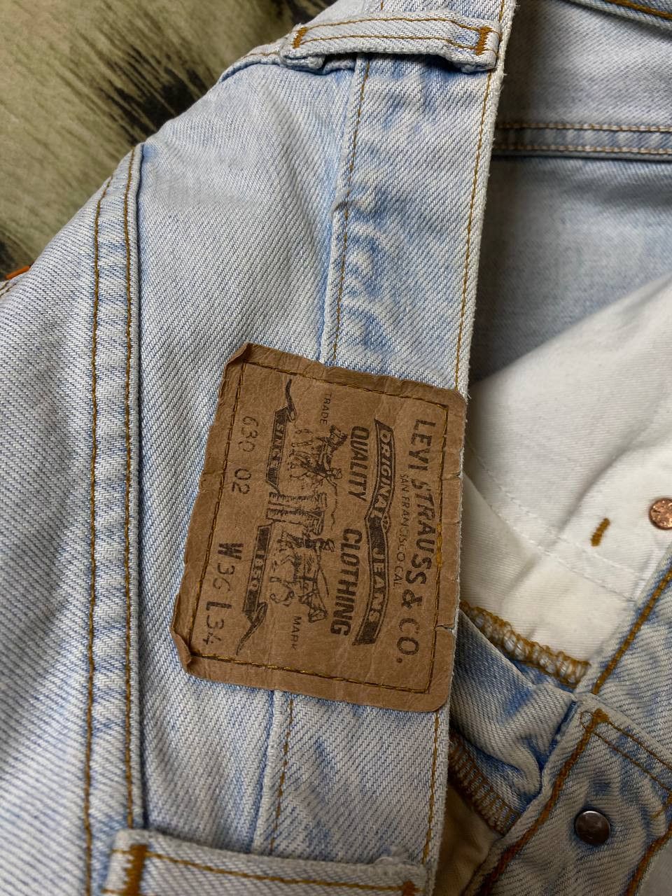 Levi's × Vintage Vintage Y2K Levi’s 630 Loose Straight Denim Jeans Size US 36 / EU 52 - 4 Thumbnail