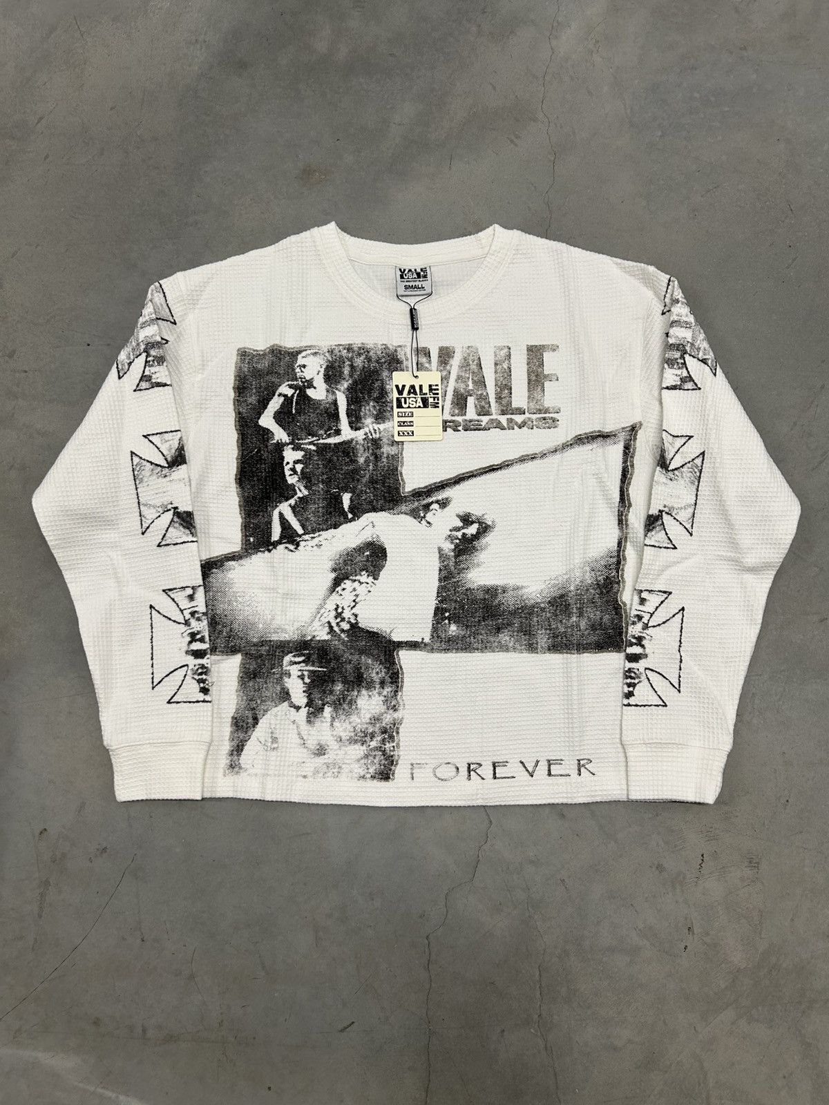 Vale Forever Valley Slam White Thermal Long Sleeve Shirt