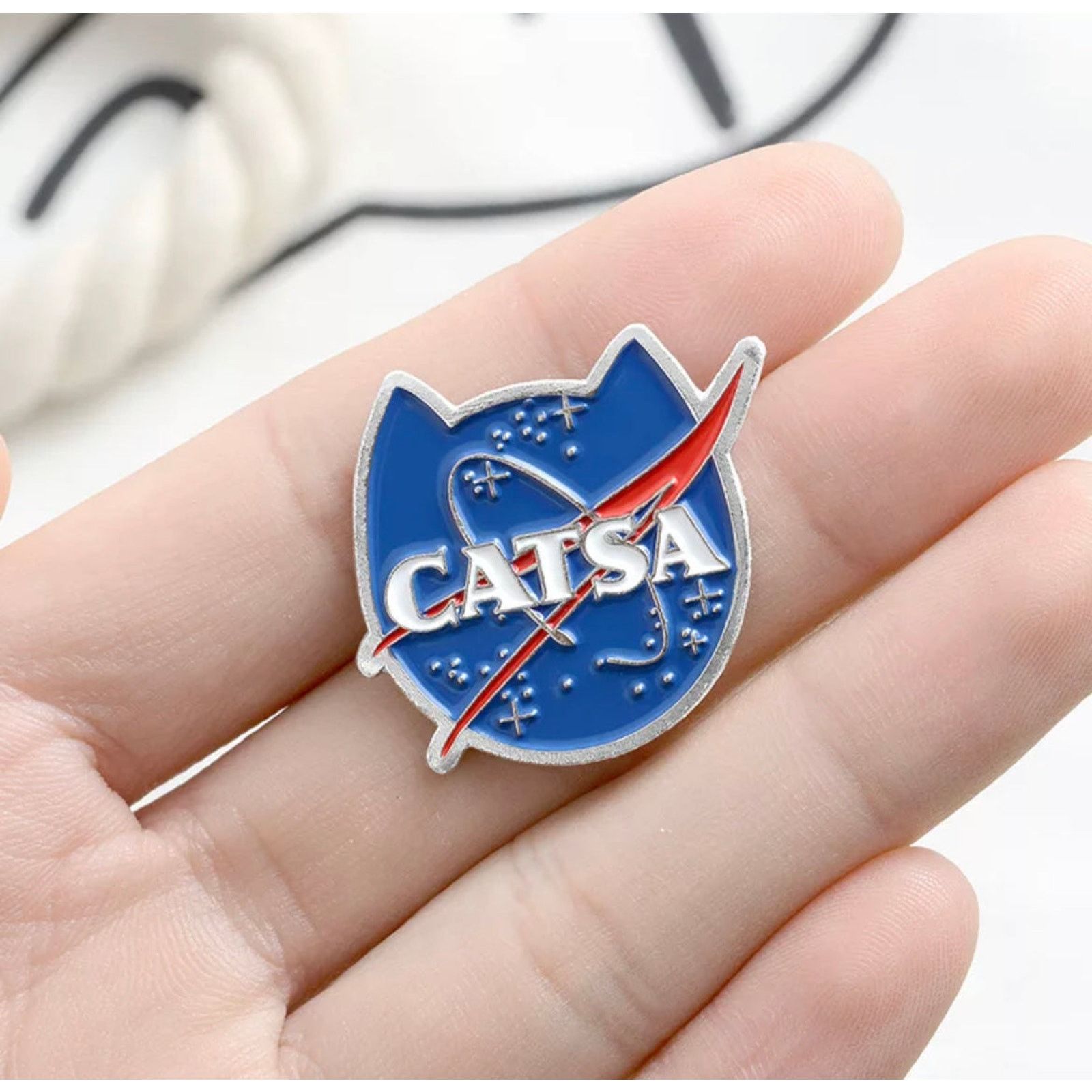 & Other Stories NASA Cat CATSA Enamel Pins 422 Size ONE SIZE - 2 Thumbnail