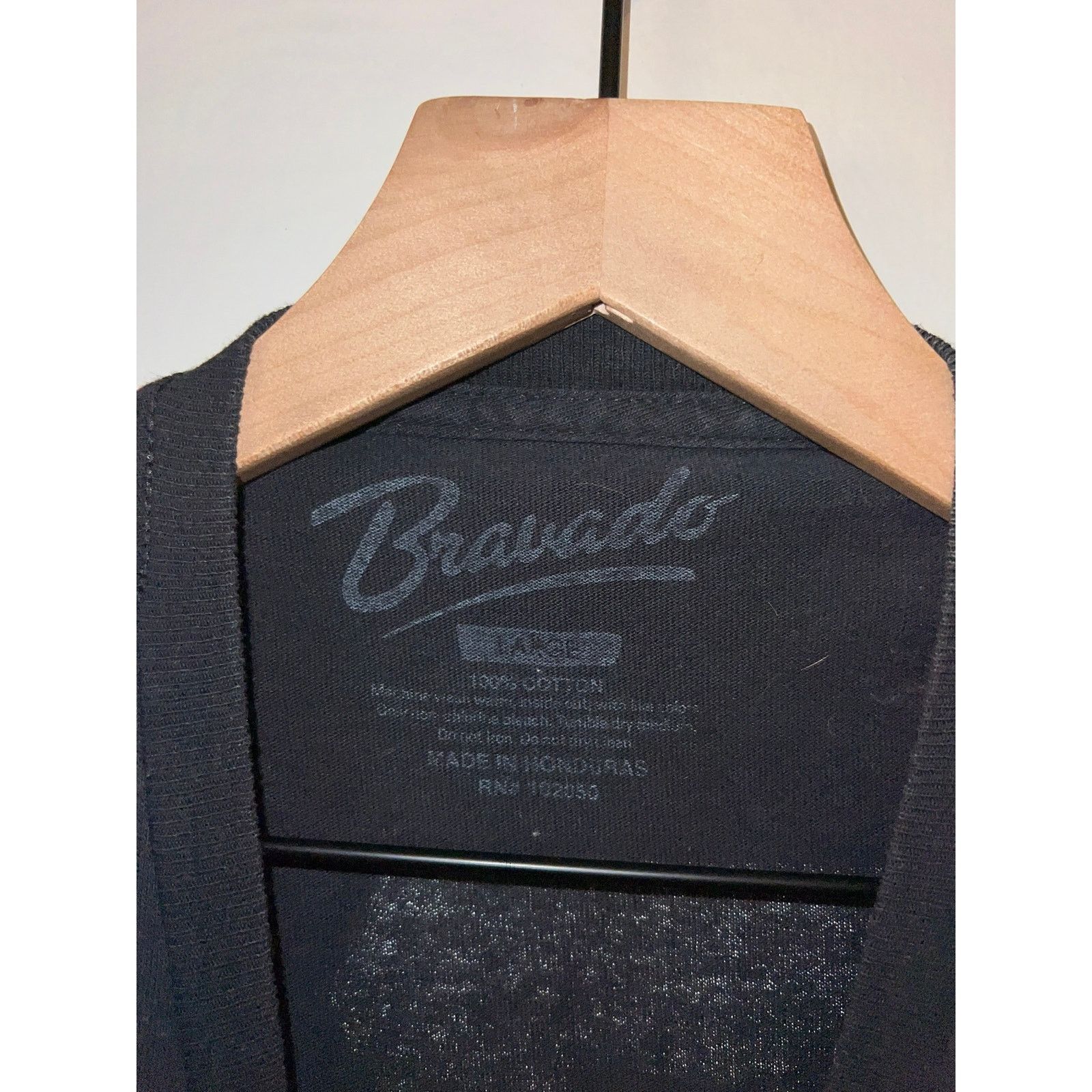 Bravado Tupac Shirt 2Pac Shakur Black Rap Rapper Tee Music L Large Size US L / EU 52-54 / 3 - 4 Thumbnail