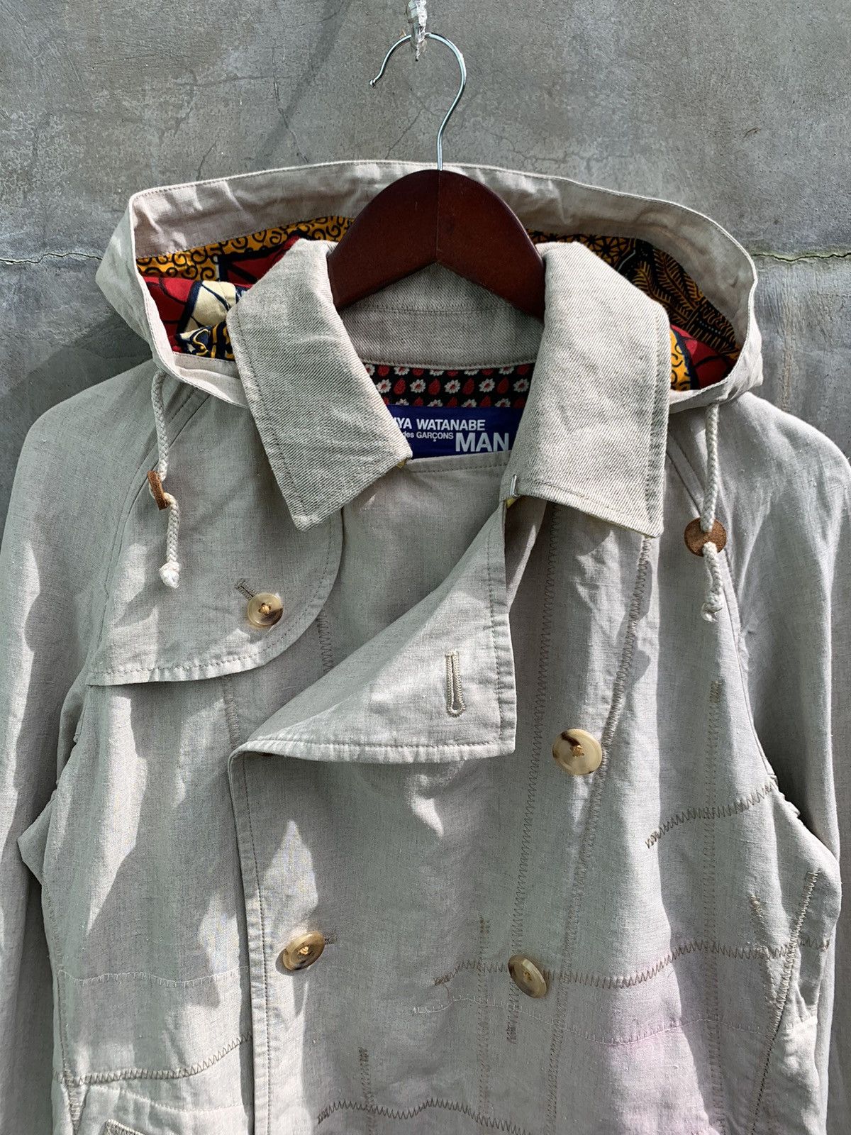 Junya Watanabe SS16 RUNWAY Patchwork Reversible Double Breasted Coat Size US S / EU 44-46 / 1 - 14 Thumbnail