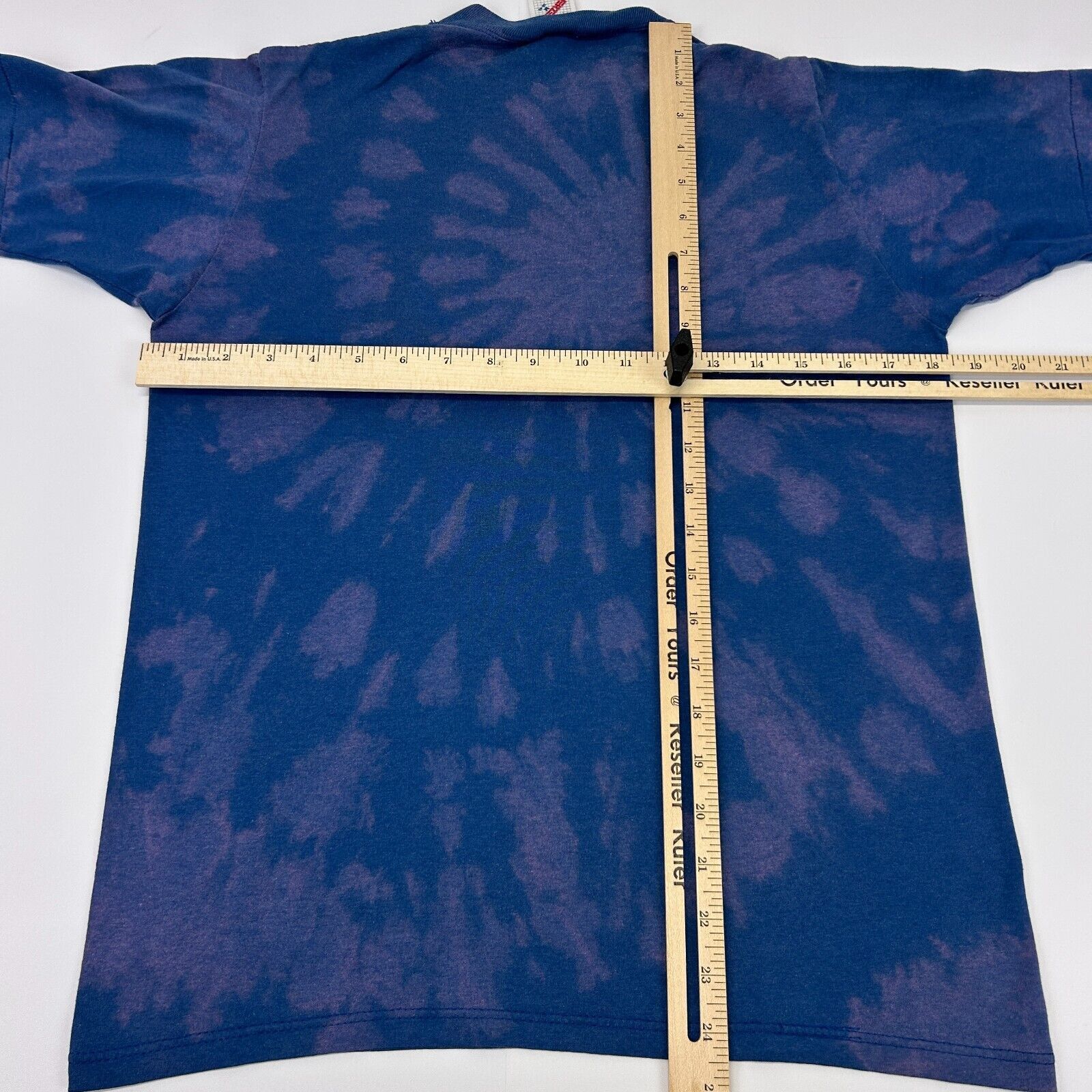 Jerzees Vintage 90s Denton Maryland T Shirt Map USA Made Blue Small Size US S / EU 44-46 / 1 - 10 Thumbnail