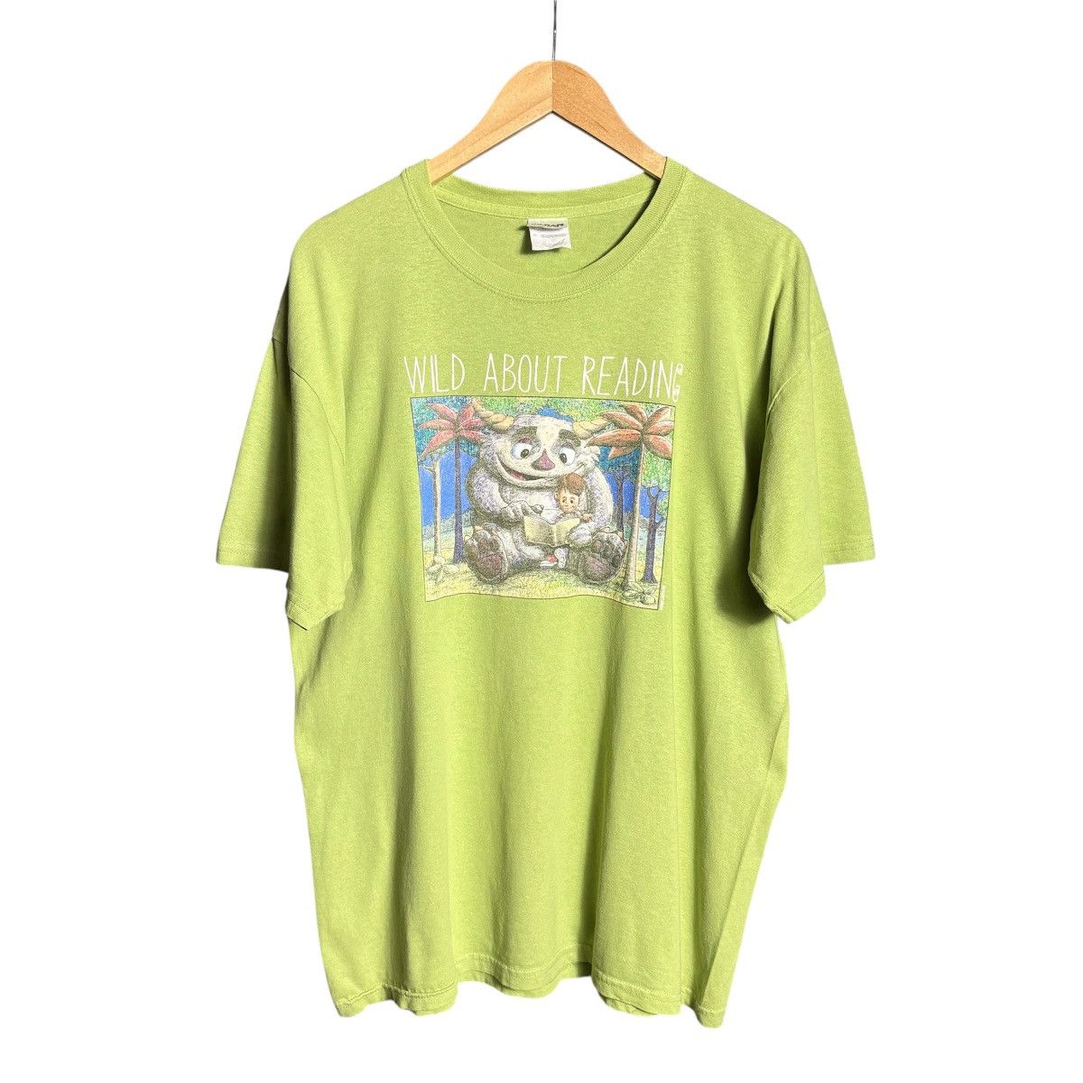Vintage Vintage Wild About Reading Morton Elementary Graphic T-Shirt Size US L / EU 52-54 / 3 - 1 Thumbnail