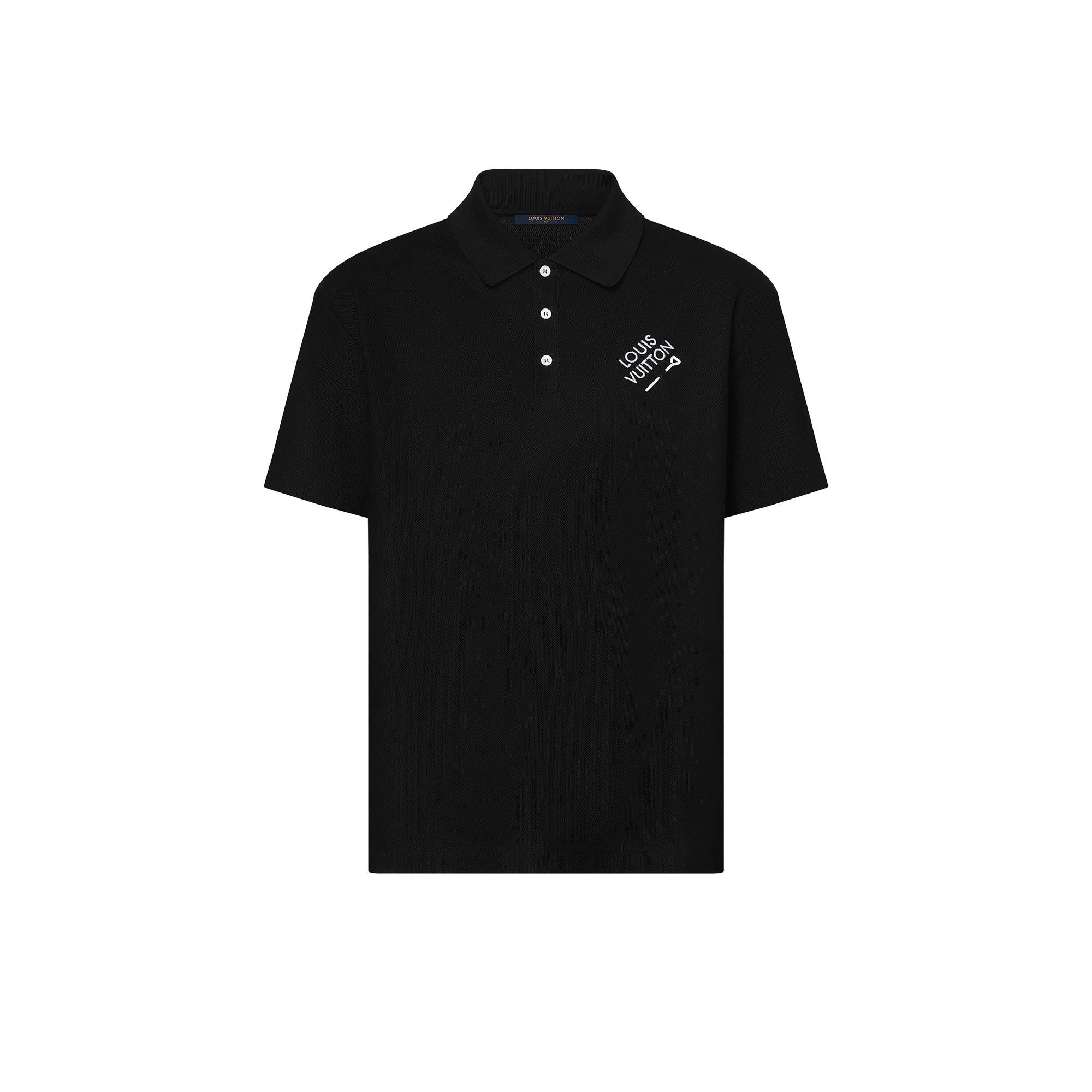 Louis Vuitton polo signature pin in black