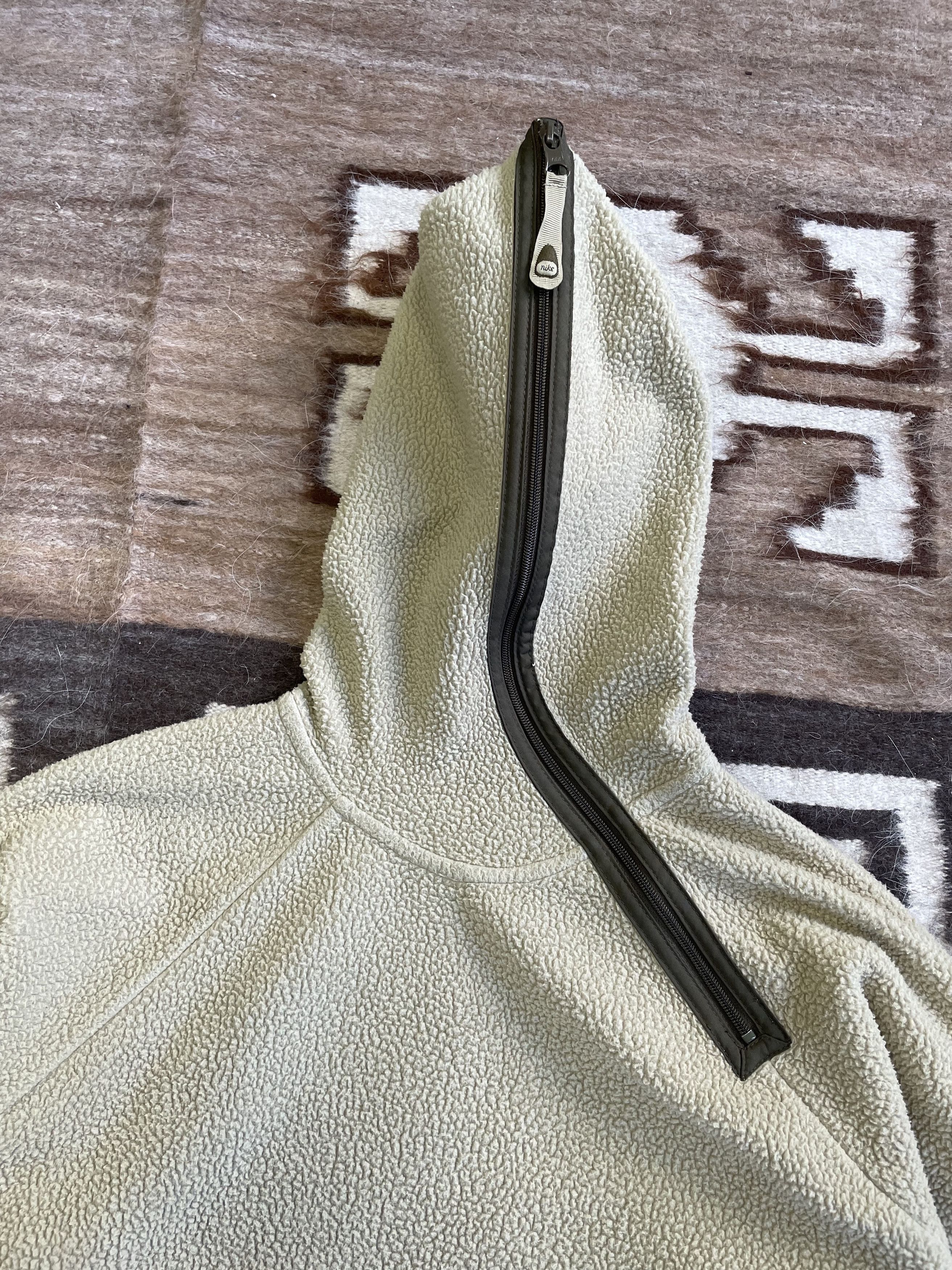 Nike Nike Vintage Ninja Fleece Asymmetrical Zip Hoodie 6311AC Size M / US 6-8 / IT 42-44 - 7 Thumbnail