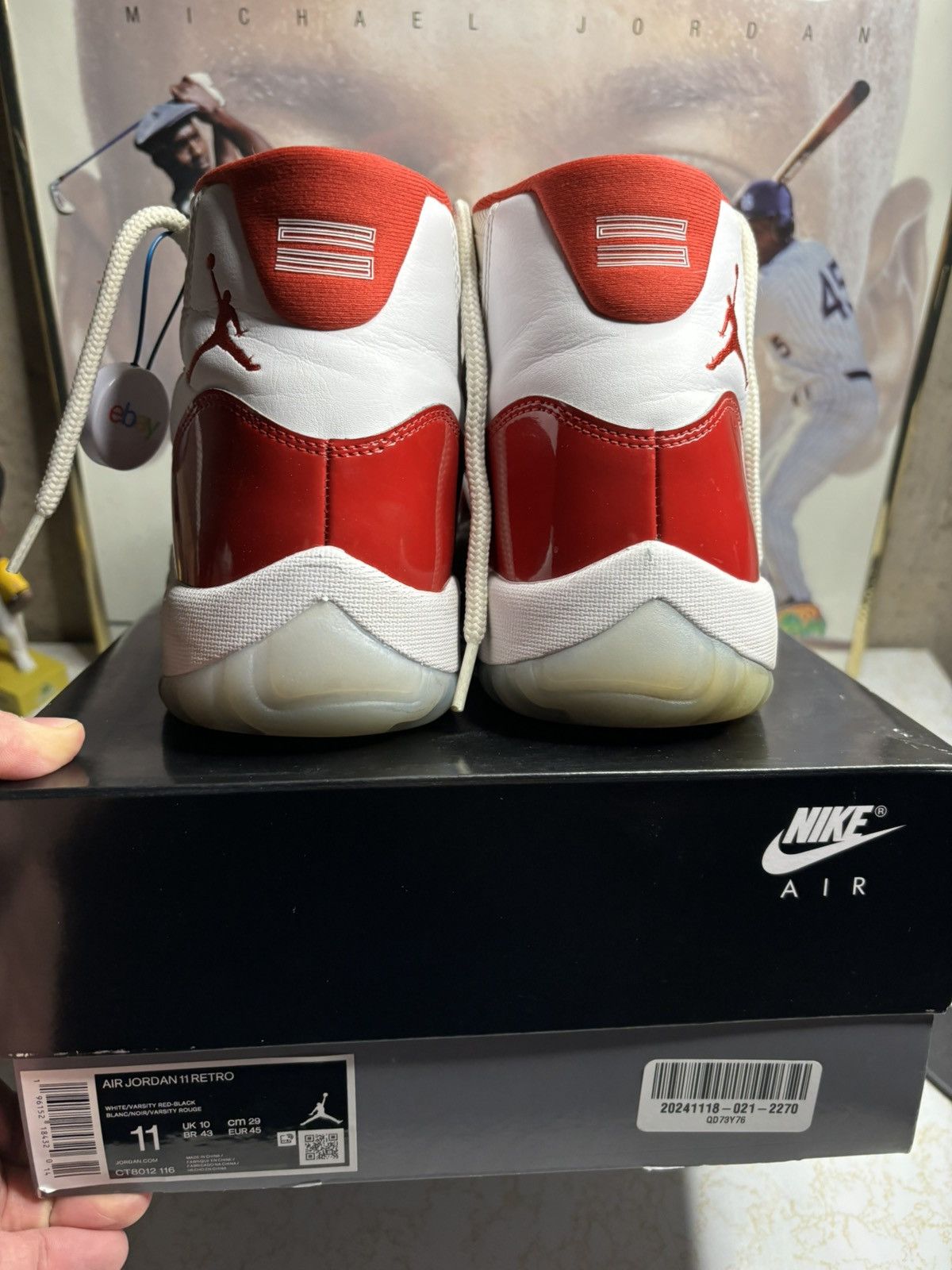 Jordan Brand Air Jordan 11 Retro Cherry Size US 11 / EU 44 - 7 Thumbnail