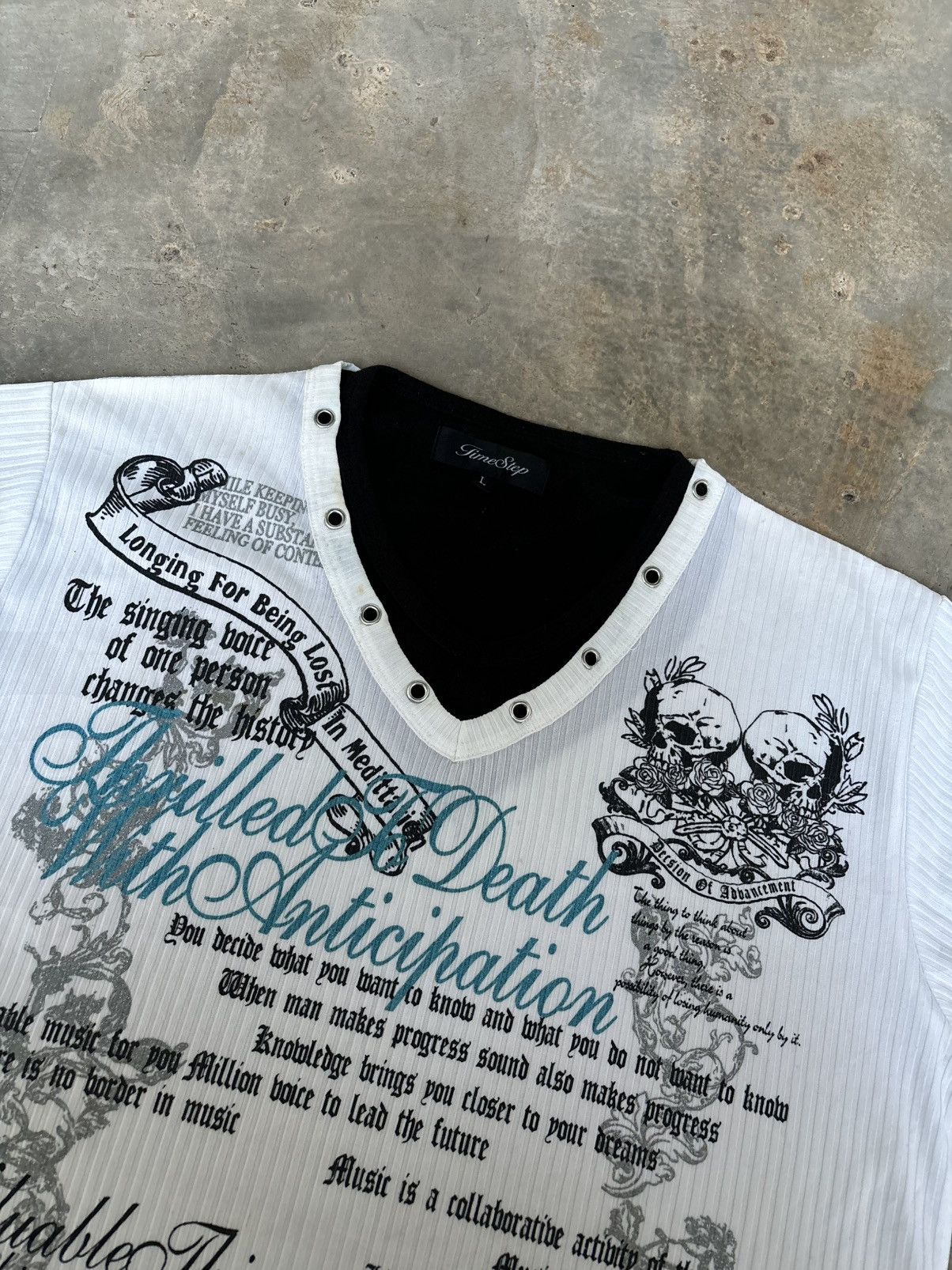 Hysteric Glamour Y2k Poem Gime Step Ifwixwasnine Punk Style Tshirt Size US L / EU 52-54 / 3 - 3 Thumbnail