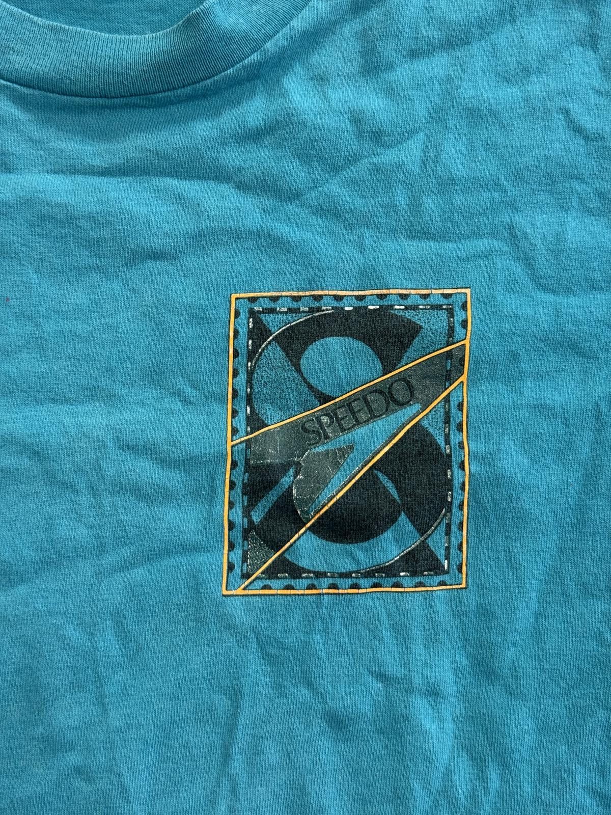 Speedo Vintage Speedo T-shirt Swimming 80s/90s Logo Blue Swim XL Size US XL / EU 56 / 4 - 5 Thumbnail