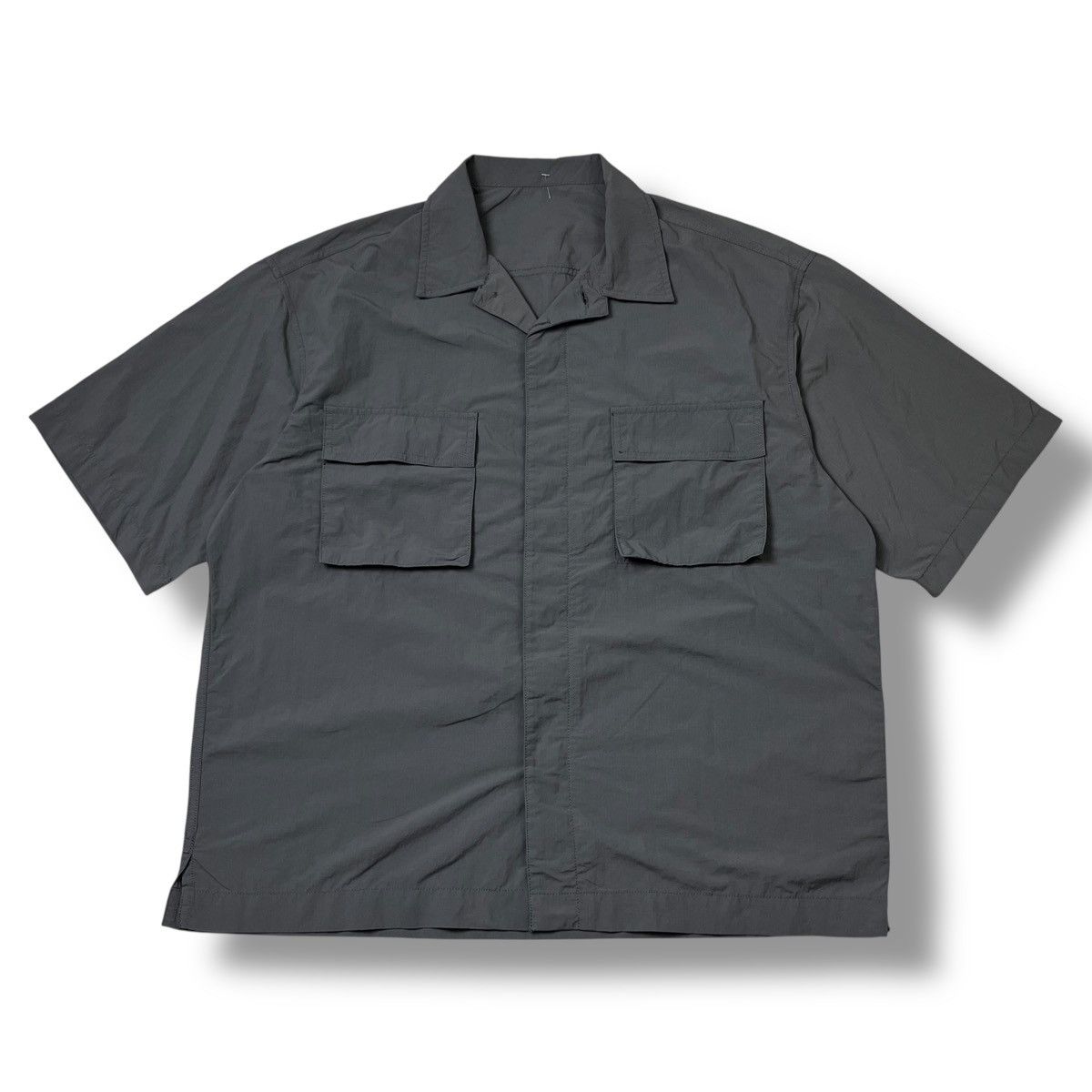 Vintage GU big pocket parachute button ups shirt boxy fit Size US L / EU 52-54 / 3 - 1 Thumbnail