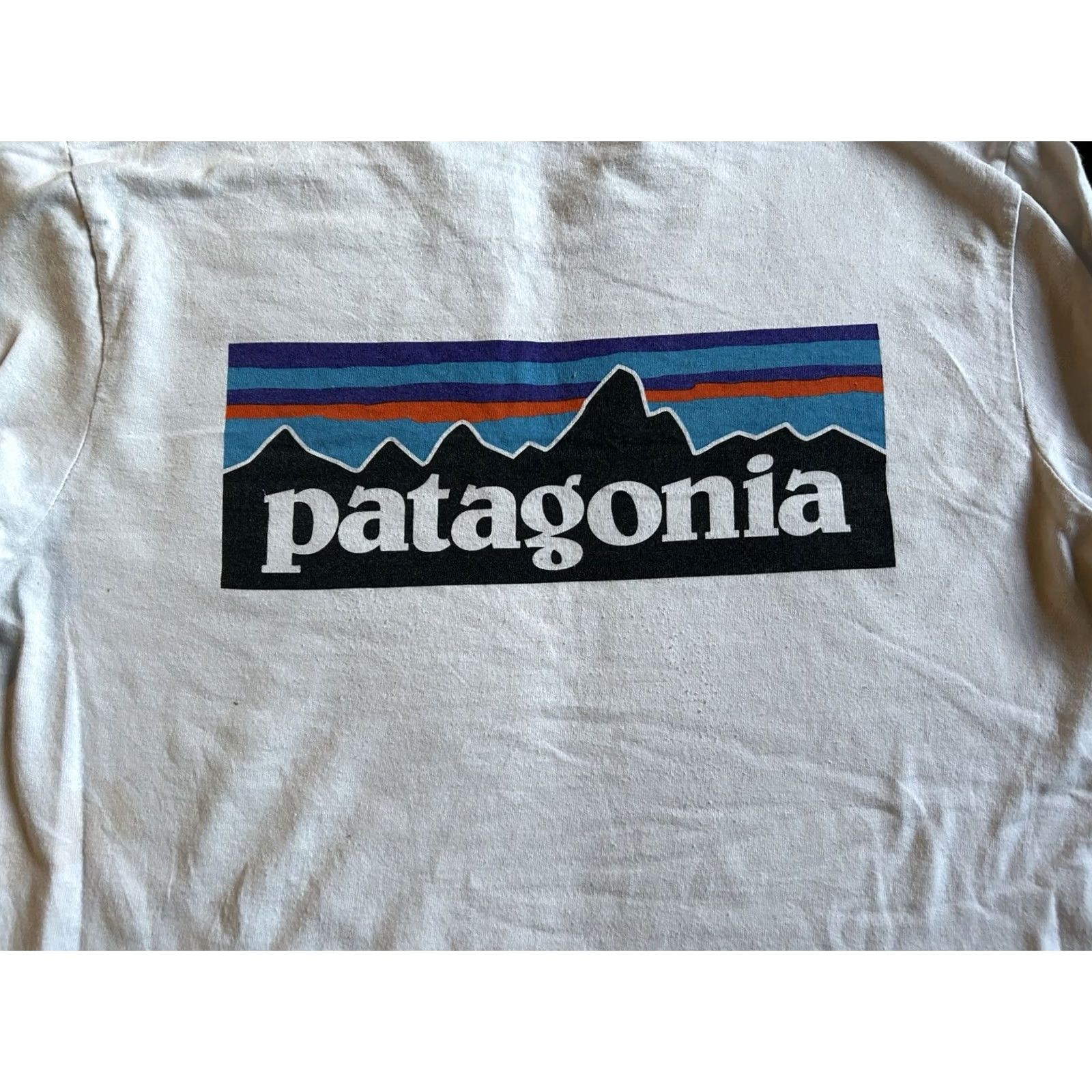 Patagonia Patagonia Shirt Mens XS White Responsibili Tee P-6 Logo Uprisal Long Sleeve Size US S / EU 44-46 / 1 - 3 Thumbnail