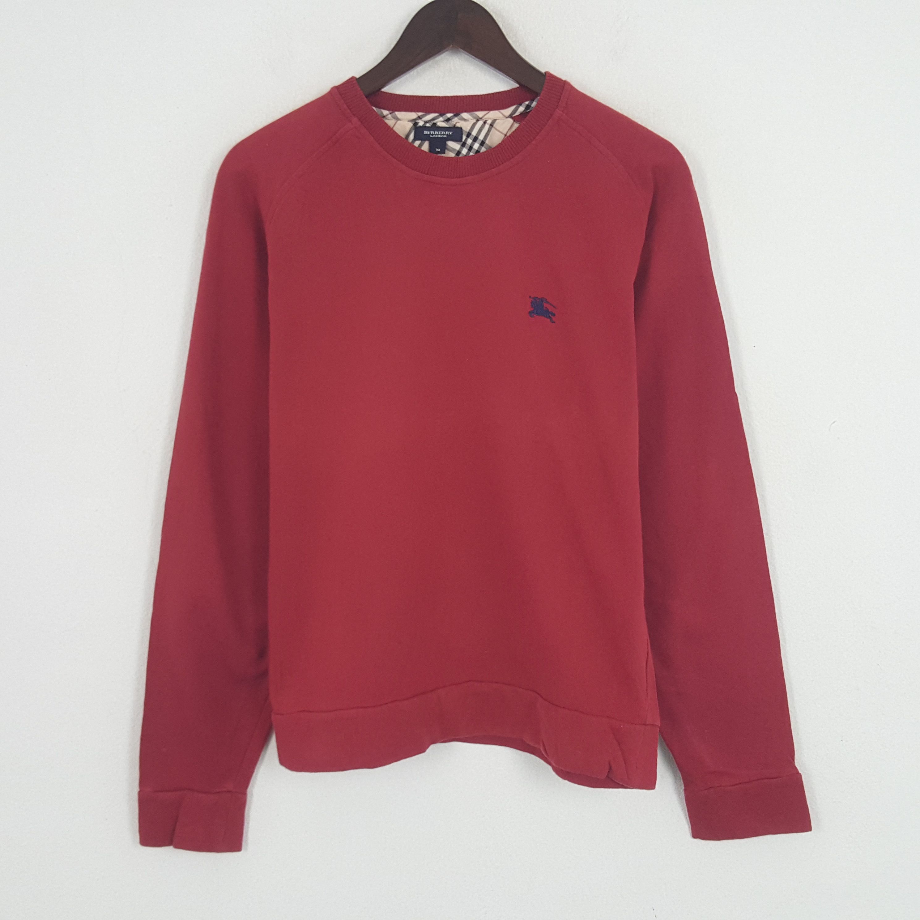 Burberry × Japanese Brand Vintage Burberry London Custom Spell Out Sweatshirt Size US M / EU 48-50 / 2 - 3 Thumbnail
