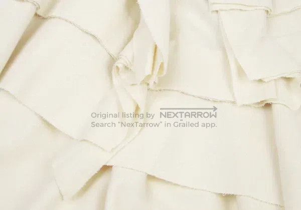 Comme des Garcons Comme Des Garcons size S Beige Retro Deformed Skirt Size 23" - 8 Thumbnail