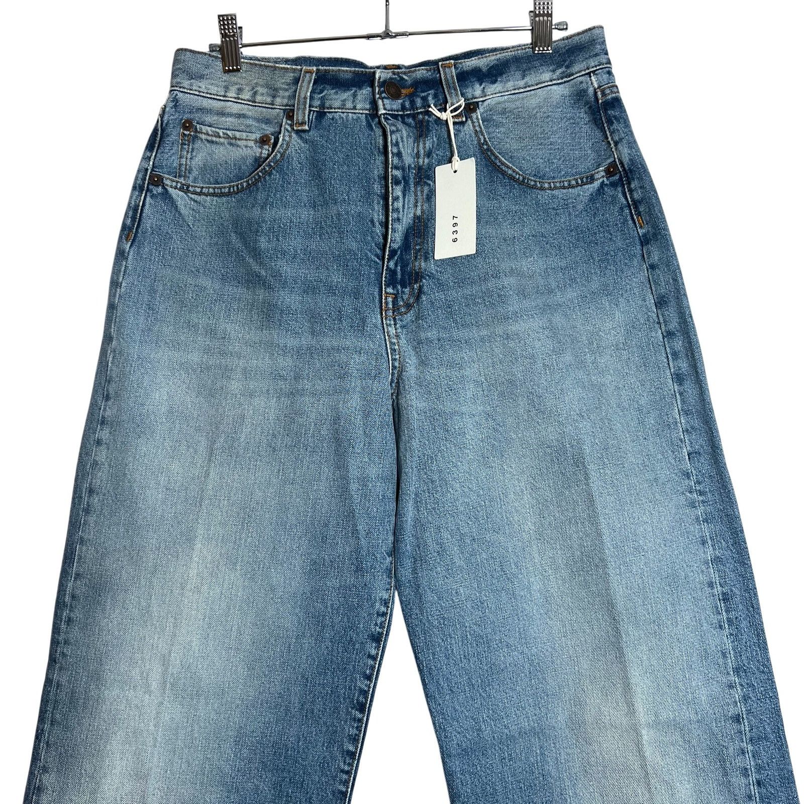 6397 6397 Wide Leg High Rise Jeans Light Blue NP239 Size 30 Size 30" / US 8 / IT 44 - 5 Thumbnail