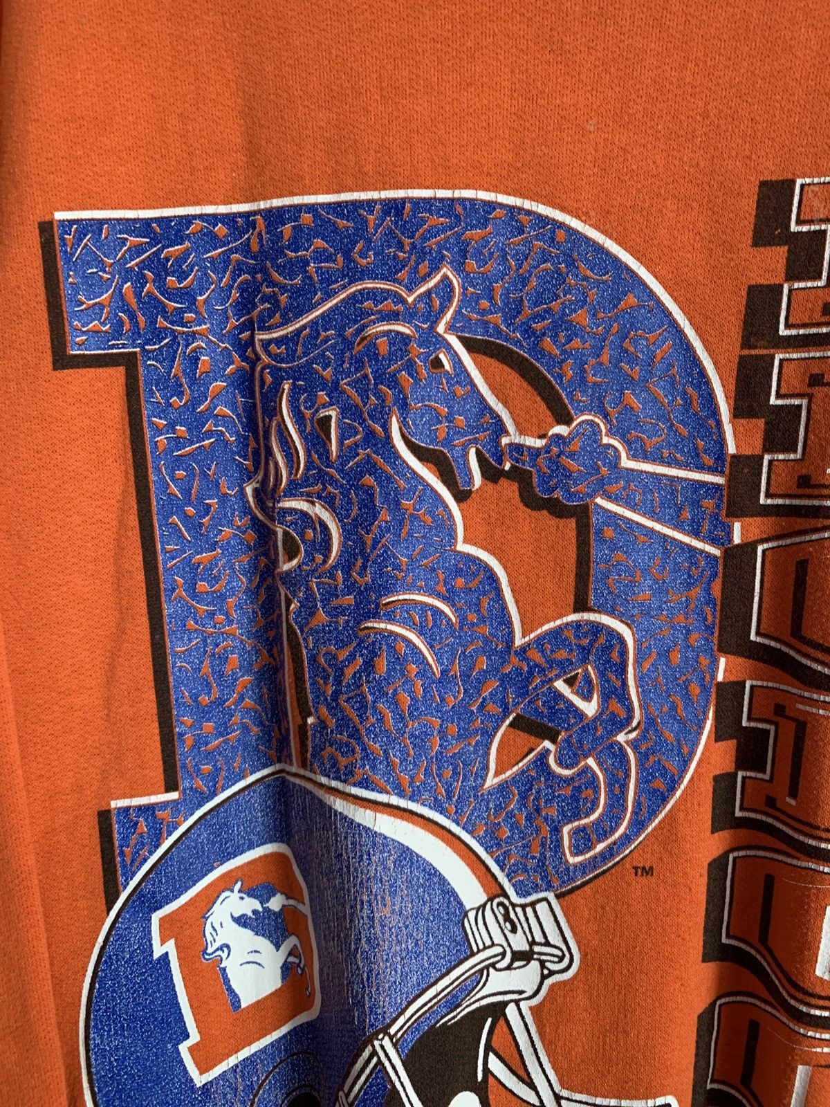 NFL Vintage 80s NFL Sweatshirt Denver Broncos Retro Made In USA Size US L / EU 52-54 / 3 - 7 Thumbnail