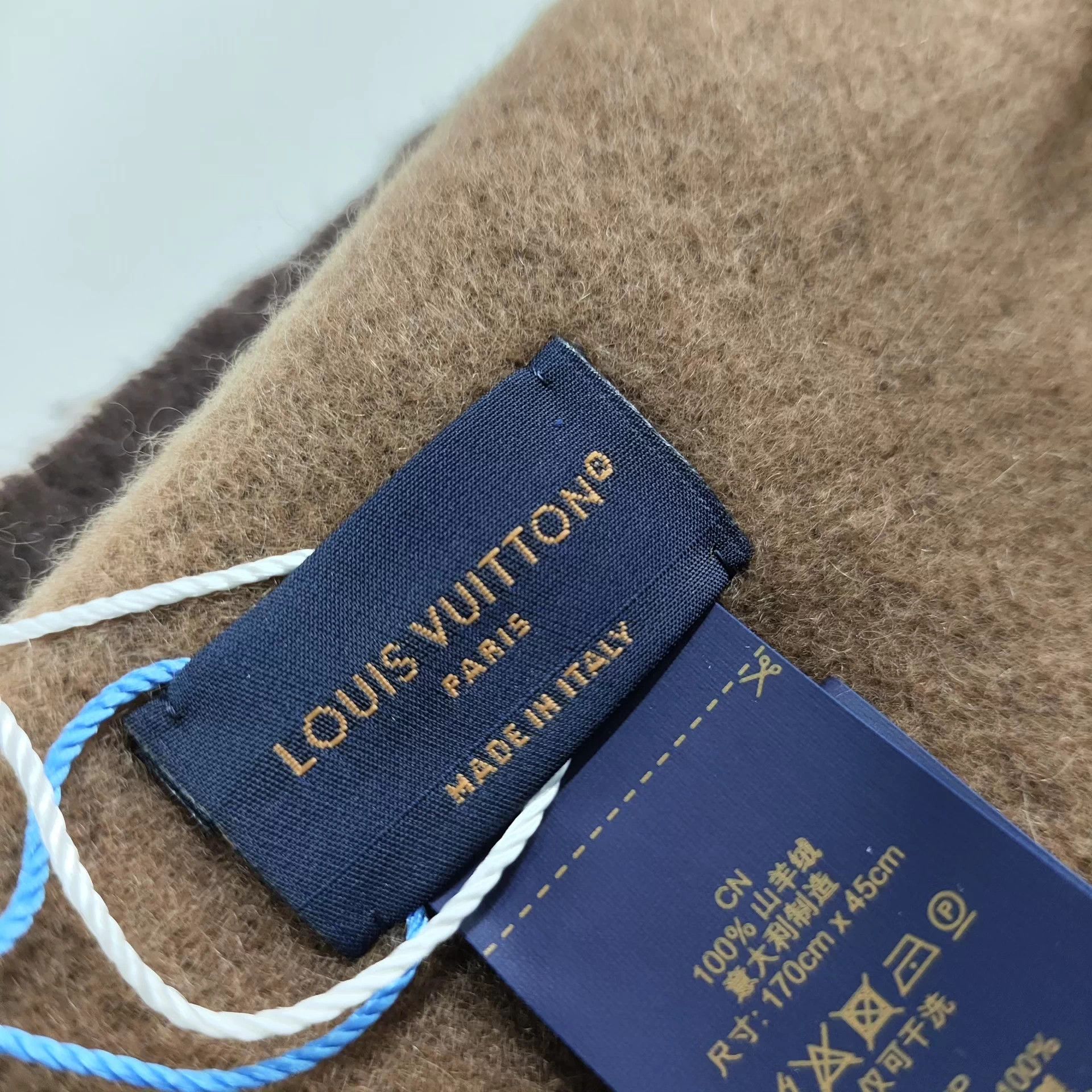 Louis Vuitton LV cashmere colorblocked scarf 170/45 Size ONE SIZE - 4 Thumbnail
