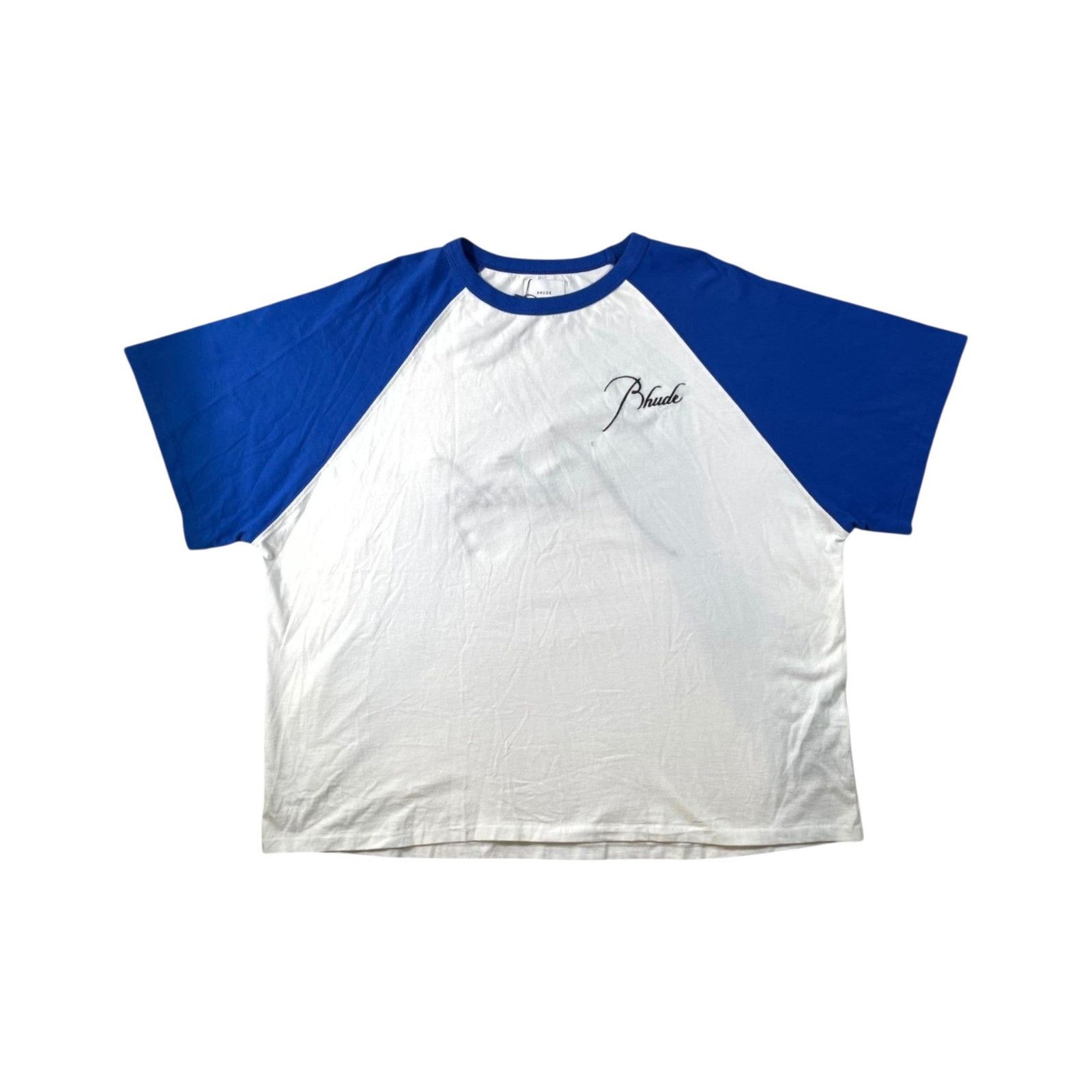 Rhude Rhude "Baseball" White & Blue Tee Size US XXL / EU 58 / 5 - 1 Thumbnail