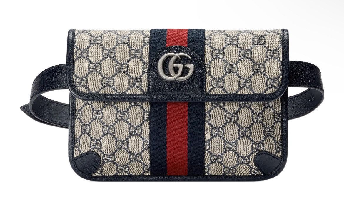 Gucci Gucci Ophidia Canvas with Leather Trim Belt Bag size 90 Size 36 - 1 Thumbnail