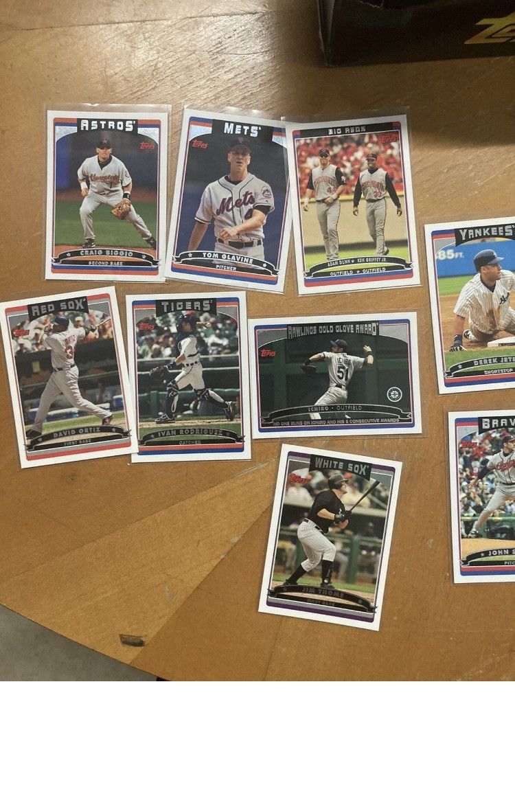Other Vintage 2006 Topps Baseball Series 1 & 2 Open Box Lot HOF Size ONE SIZE - 7 Thumbnail