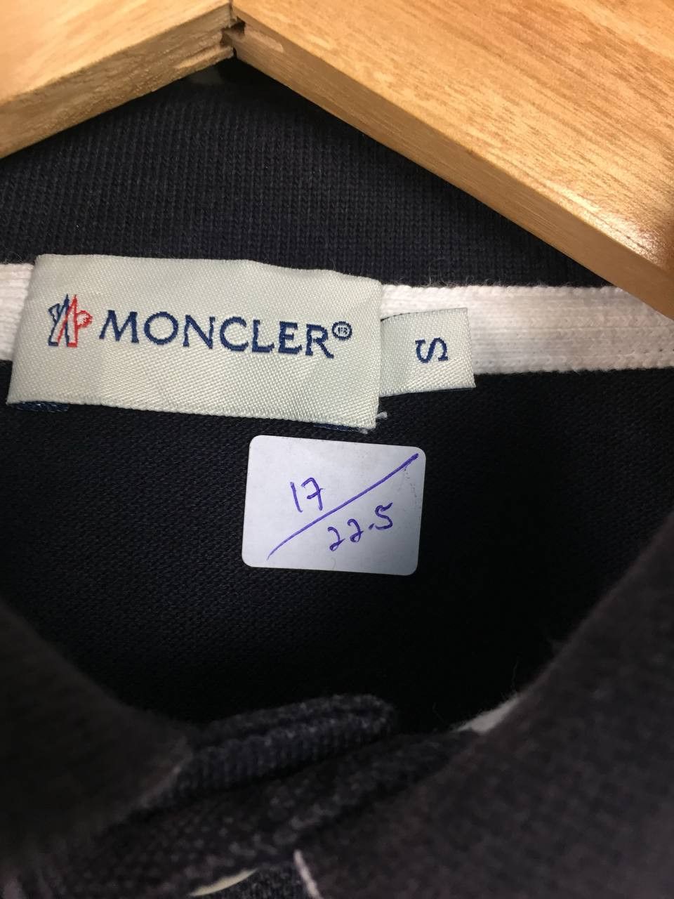 Moncler Moncler Big Logo High Fashion Luxury Polo Tee Size S / US 4 / IT 40 - 11 Thumbnail