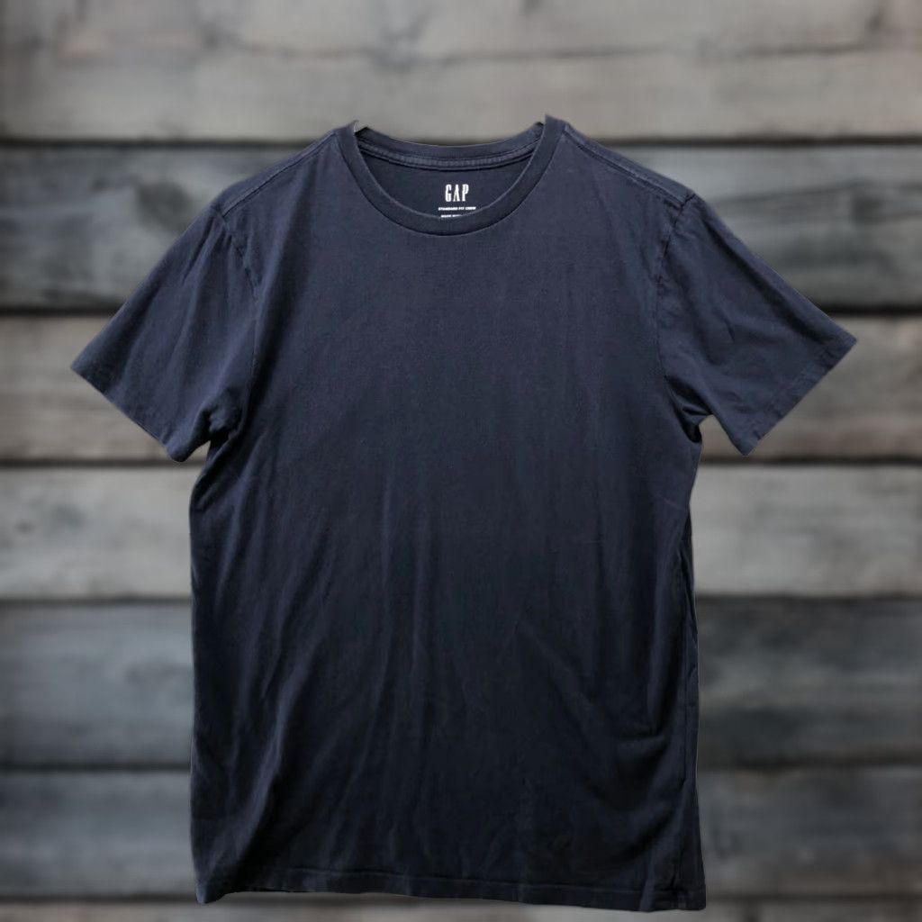 Gap Gap Mens XS Crew Neck T-Shirt Short Sleeve Organic Cotton Navy Blue Lightweight Size US XS / EU 42 / 0 - 1 Thumbnail