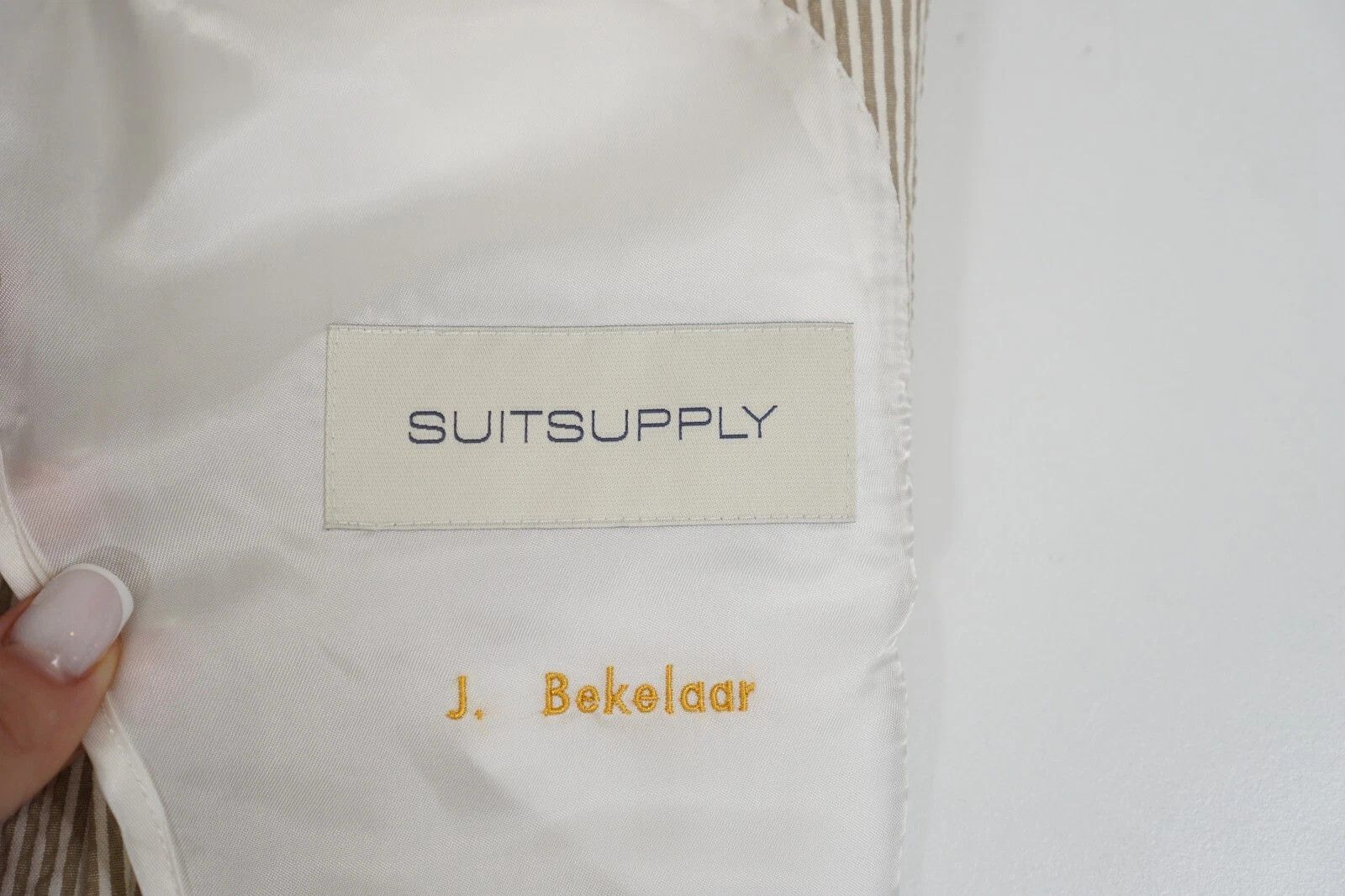 Suitsupply Men Suitsupply Blazer La Spalla Subalpino Beige 23 UK/US36S Size 36S - 5 Thumbnail