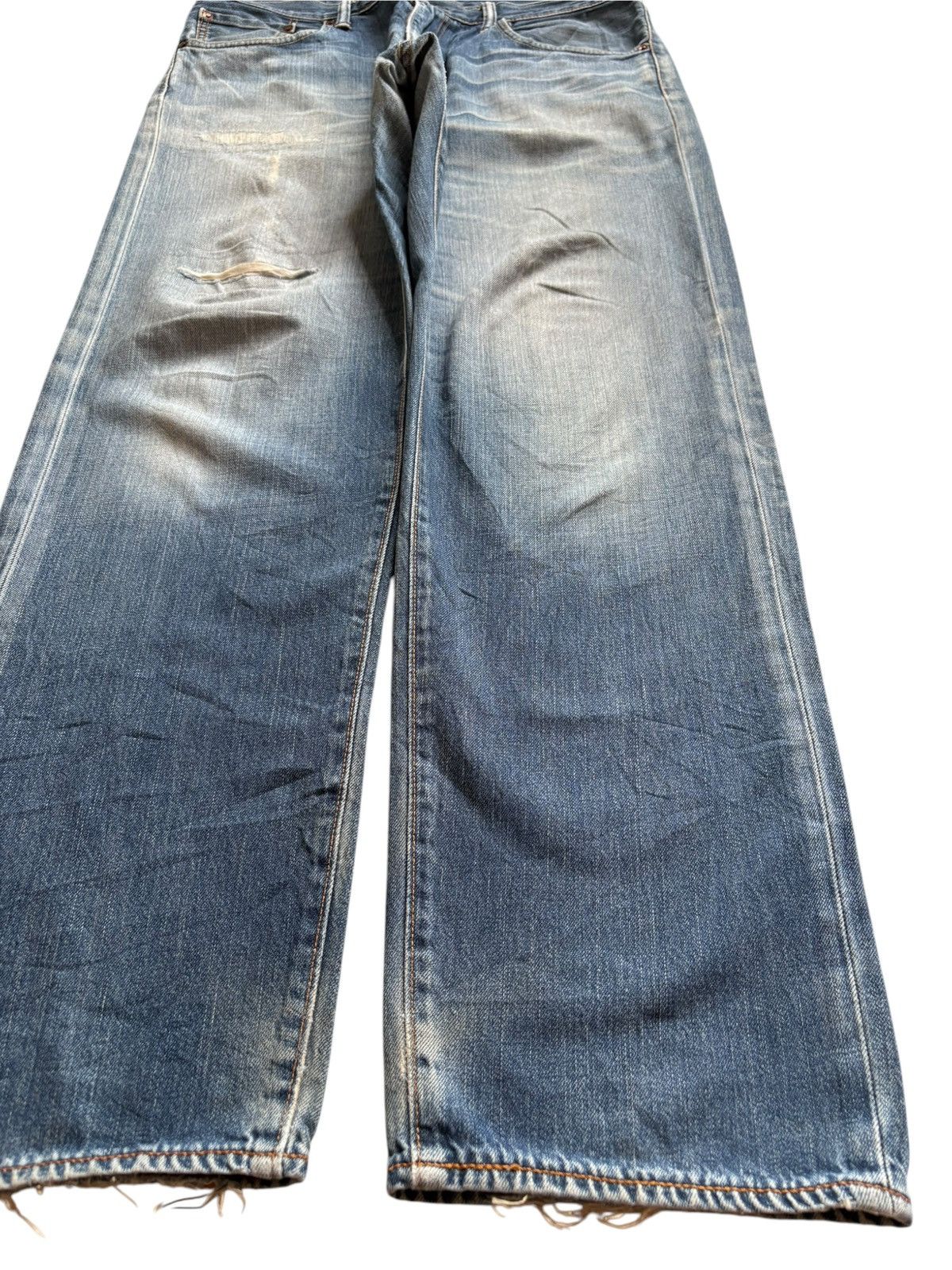 Levi's Vintage Y2K Levis 503 Patches Faded Wash Baggy Jeans Size US 35 - 7 Thumbnail