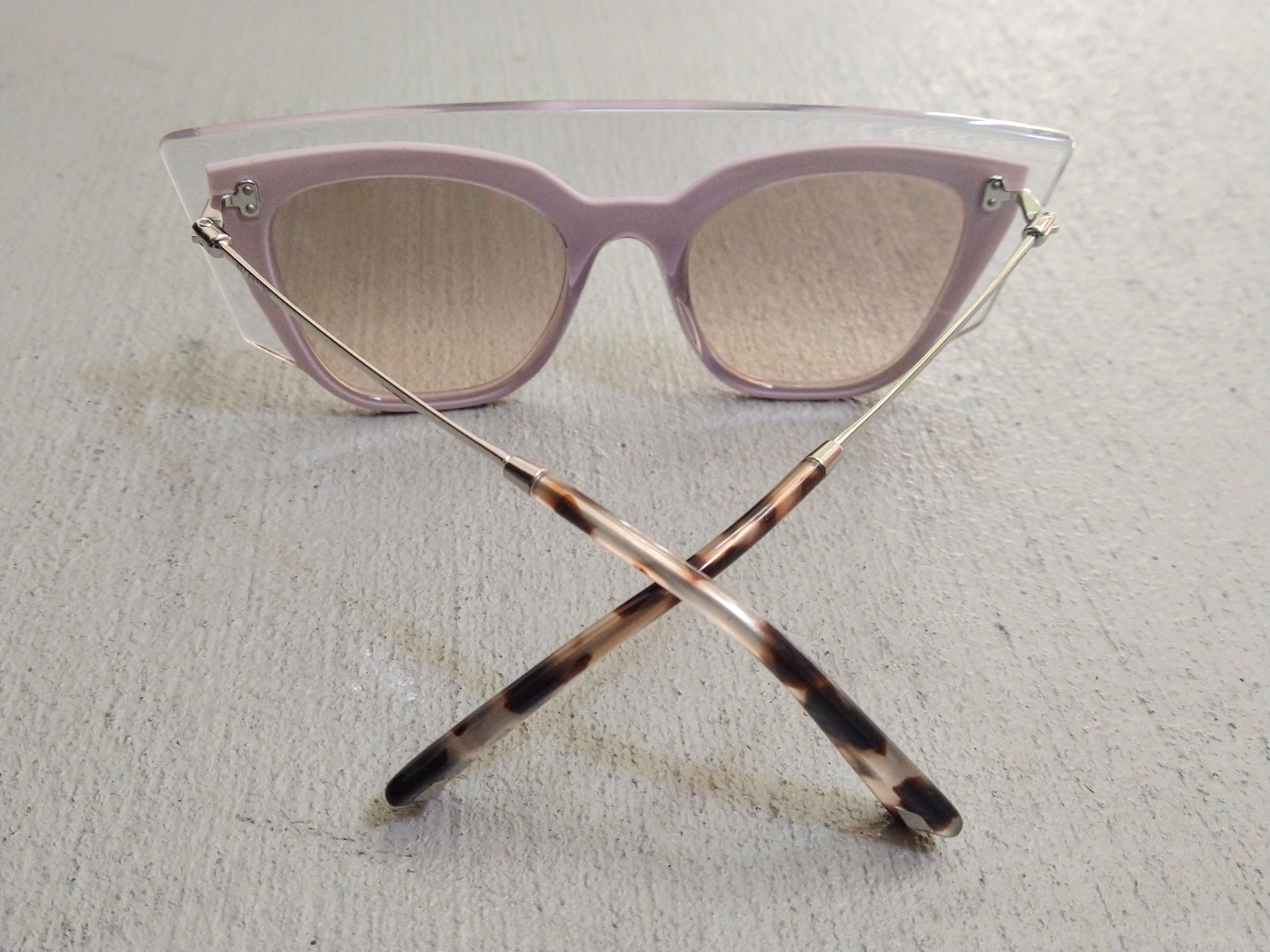 Valentino Valentino Sunglasses VA4035 Pink Clear Cats Eye Size ONE SIZE - 11 Thumbnail