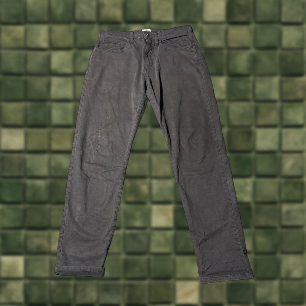 Flint And Tinder Flint and Tinder Pants Mens 31x30 Charcoal Gray Tapered Chinos Size US 31 - 1 Thumbnail