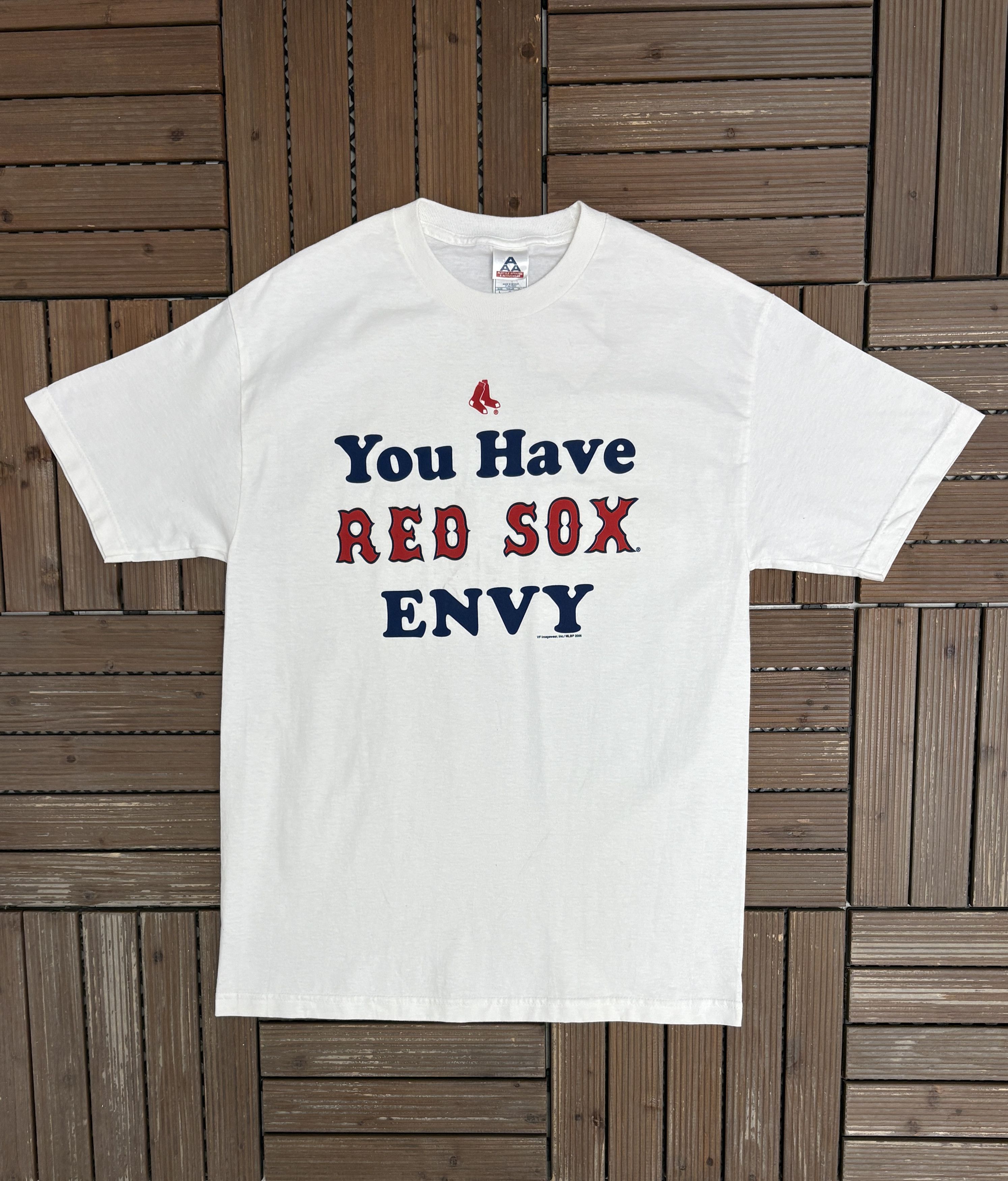 Vintage Boston Red Sox Envy Vintage White T-Shirt Tee Size XL Size US L / EU 52-54 / 3 - 1 Thumbnail
