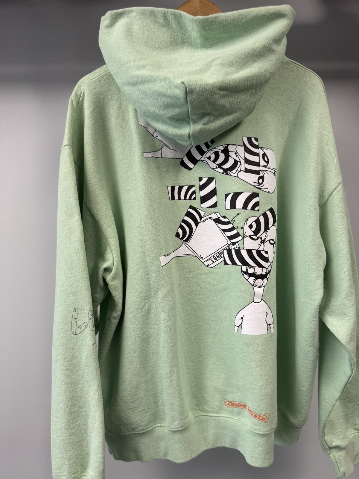 Chrome Hearts Chrome Hearts x Matty Boy "Lust" Mint Green Hoodie - XL Size US XL / EU 56 / 4 - 7 Thumbnail