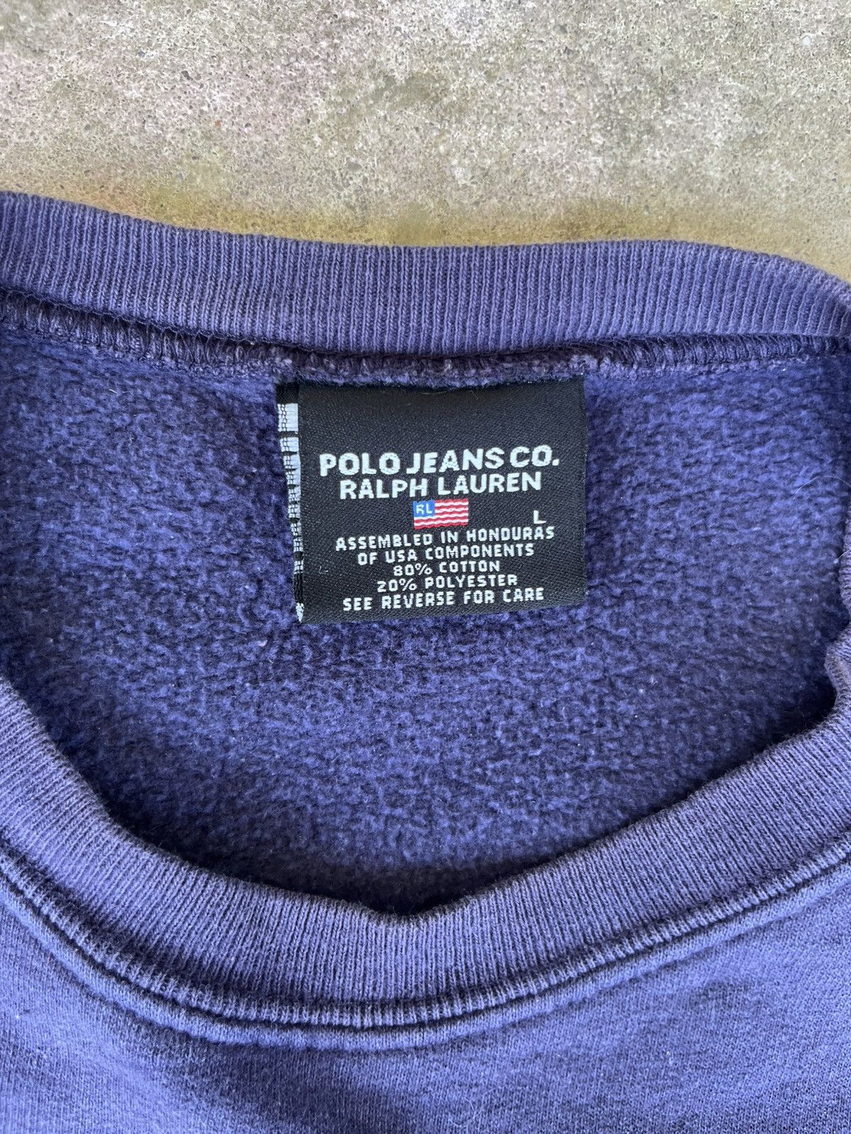 Polo Ralph Lauren Polo Ralph Lauren Heavyweight Purple Shirt Size US L / EU 52-54 / 3 - 3 Thumbnail